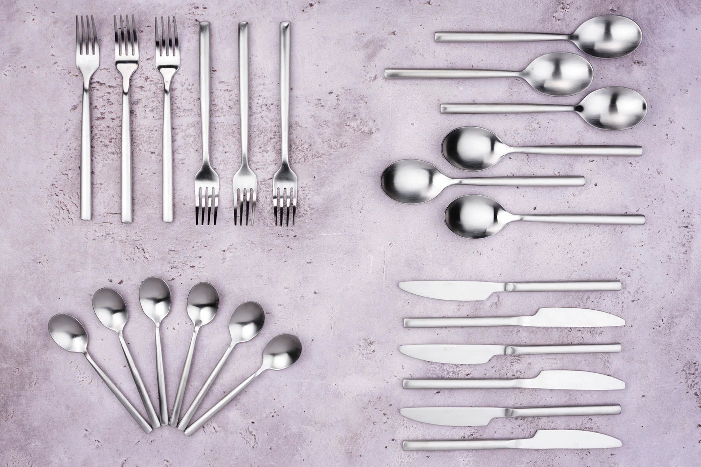 Besteckset NILS - 24 tlg. - Silber