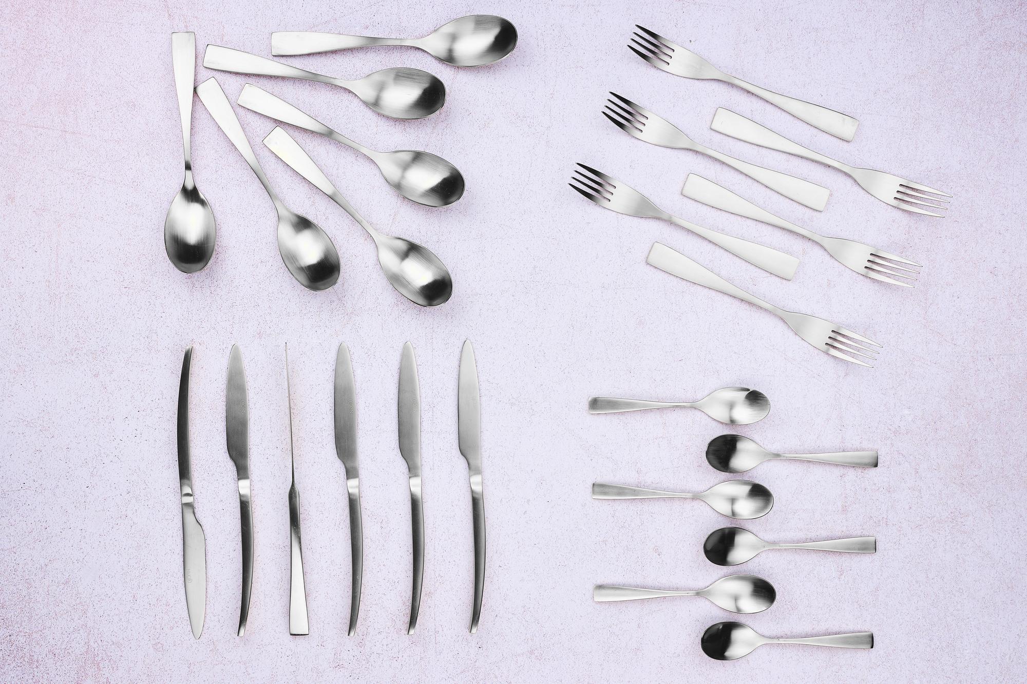 Besteck-Set SVEN - 24 tlg. - Silber
