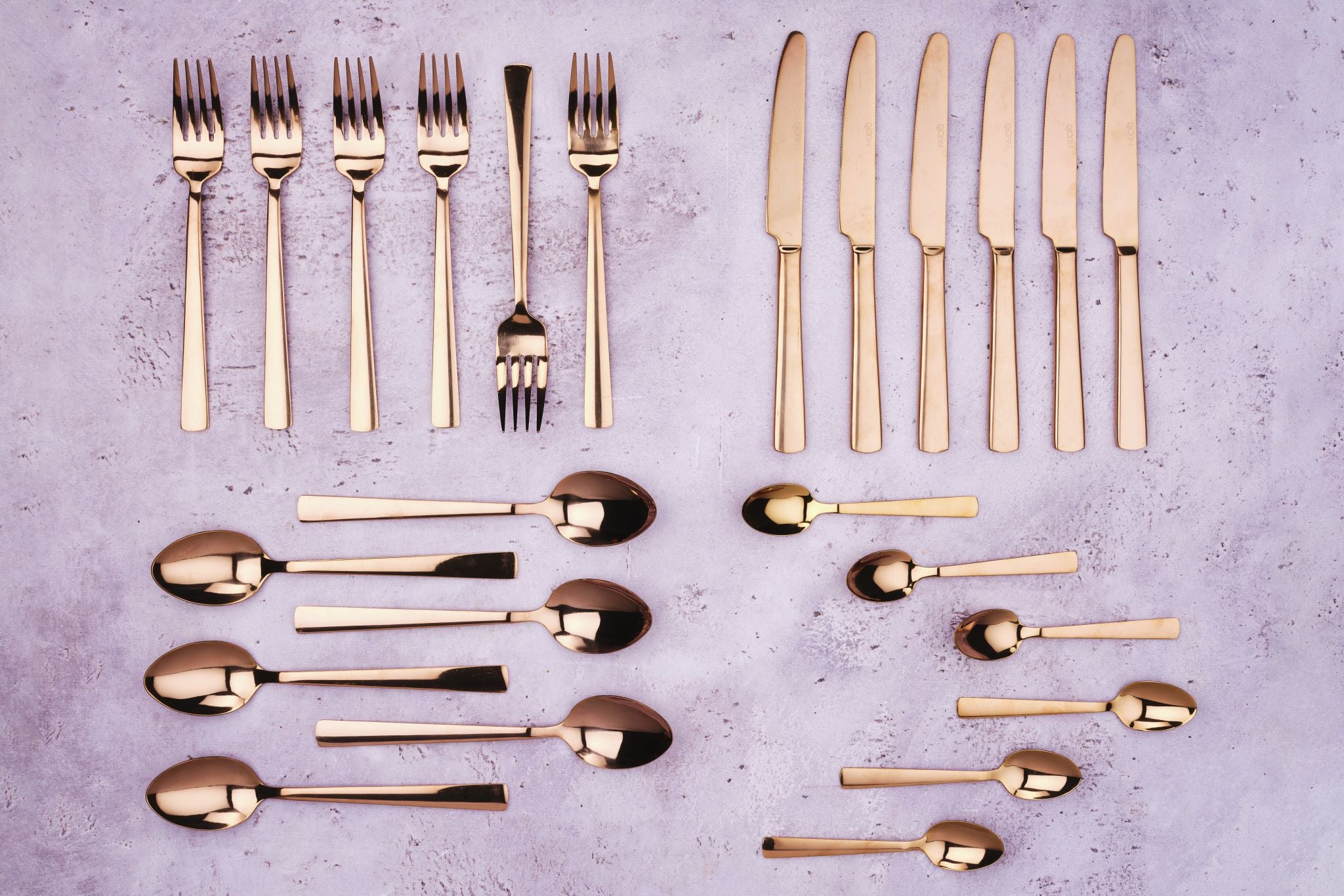 Besteck-Set TELMO - 24 tlg. - Kupfer