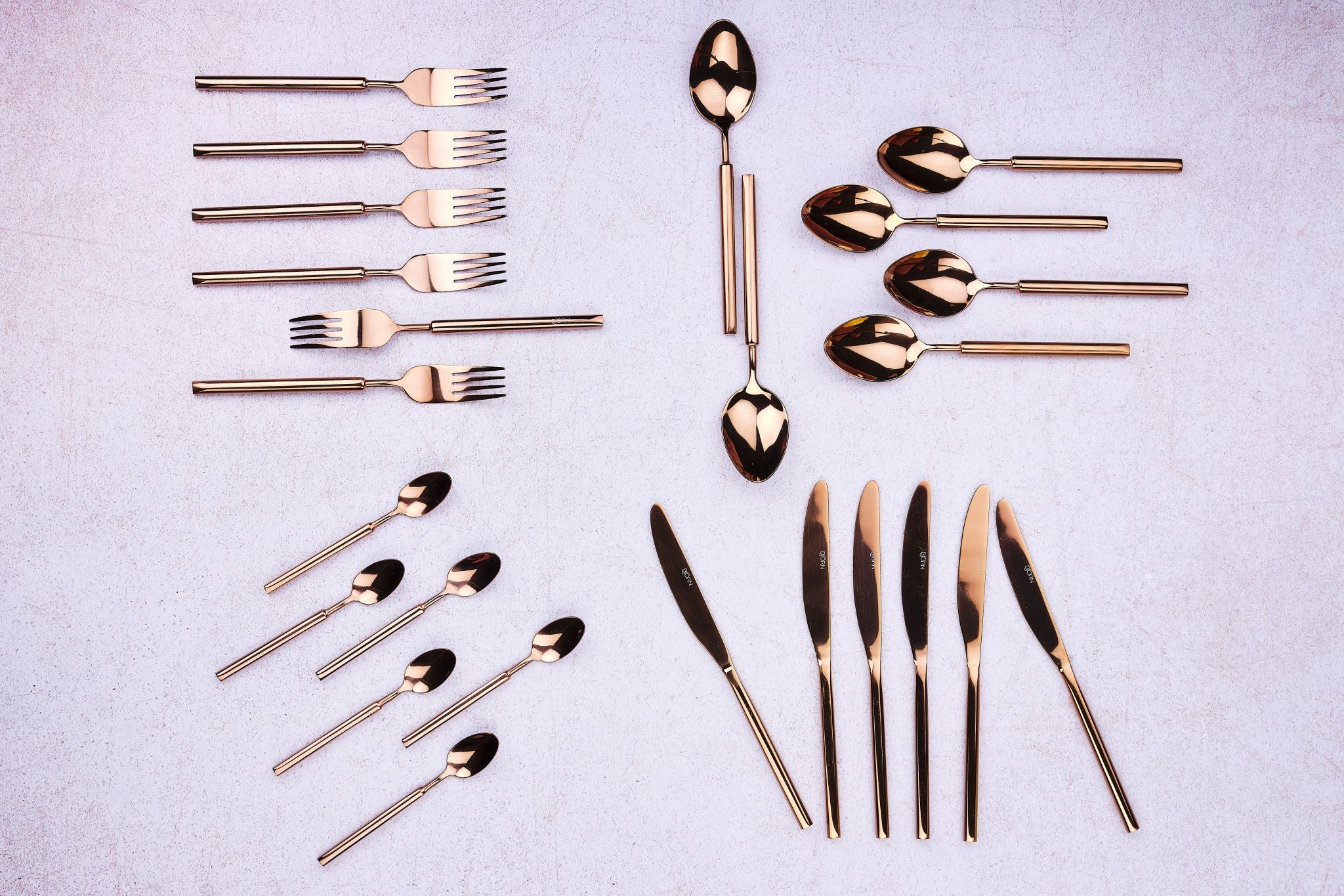 Besteck-Set VIGGO - 24 tlg. - Kupfer