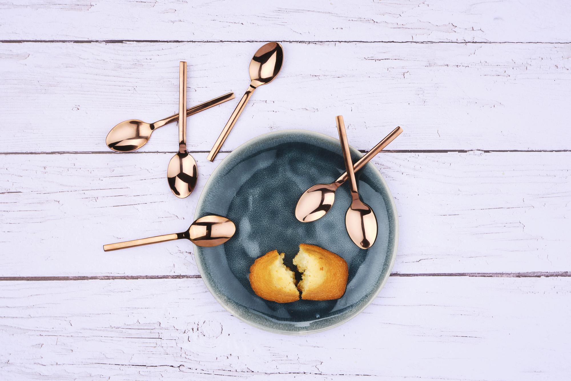 Set mit 6 kleinen Löffel EMUND - 6 tlg. - Kupfer