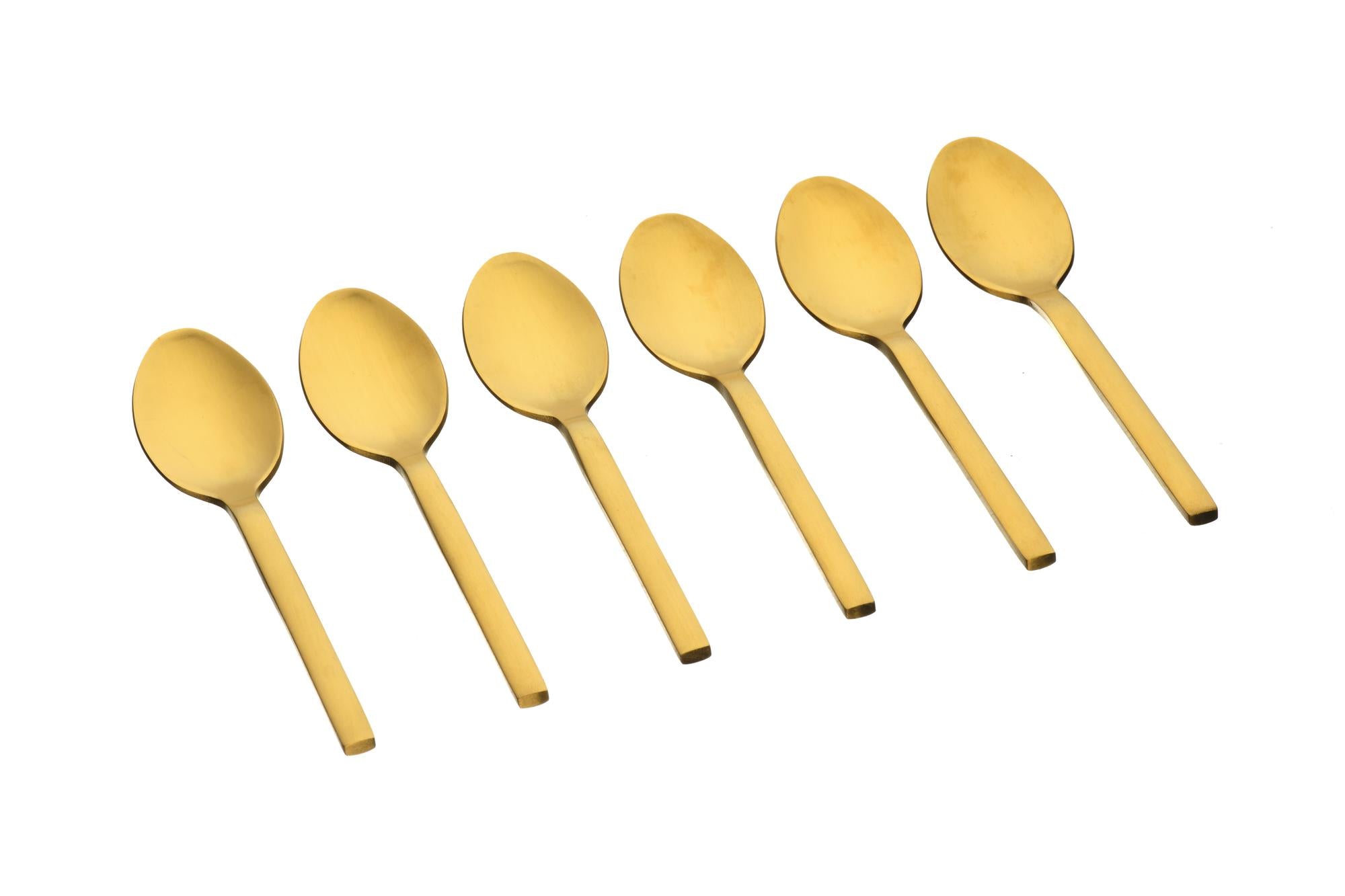 Set mit 6 kleinen Löffel EMUND - 6 tlg. - Gold