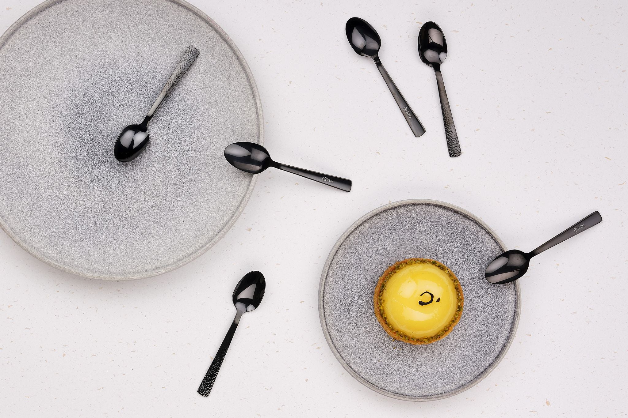 Tea spoon set 6 pieces FINN - Black