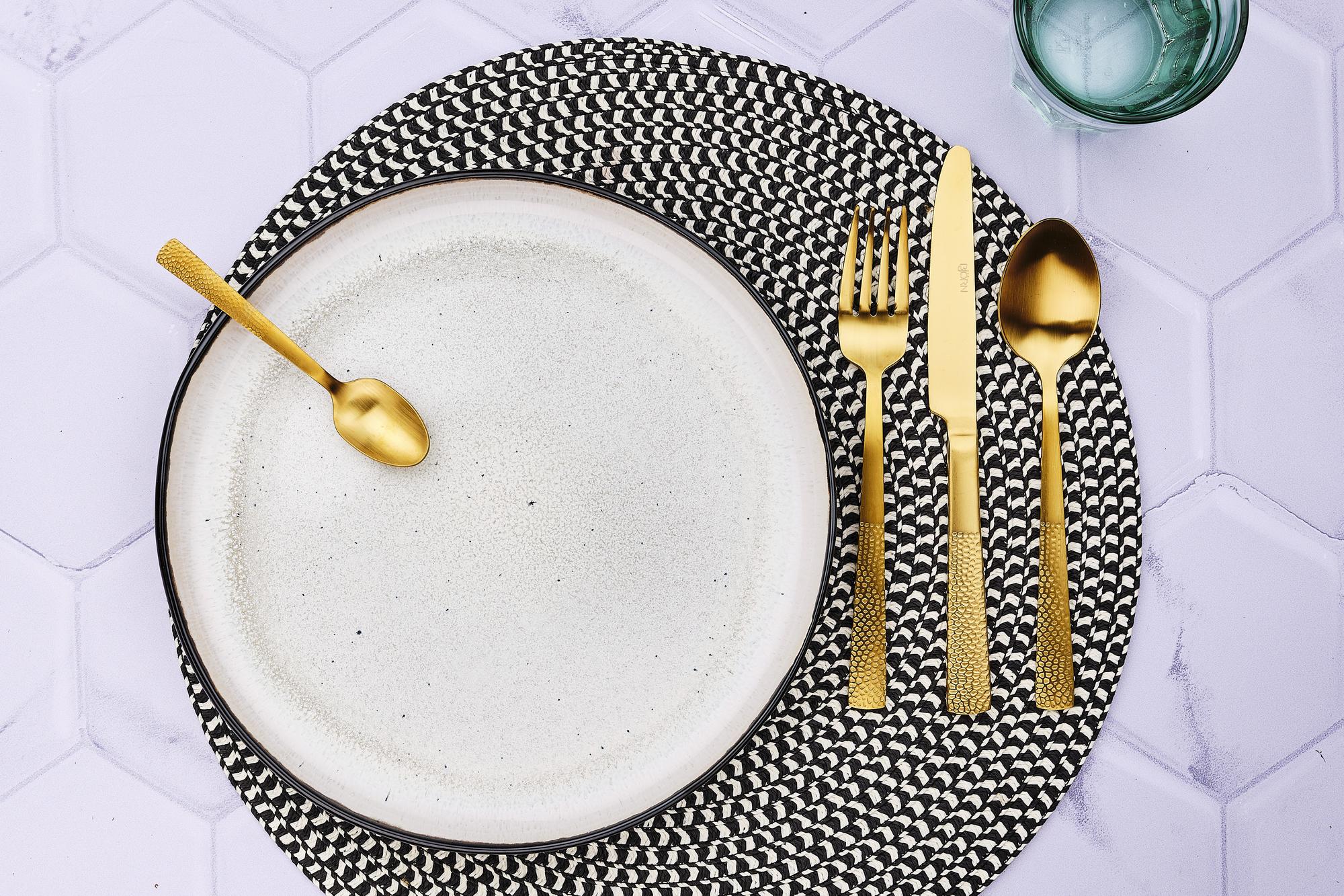 Set mit 6 kleinen Löffel FINN - 6 tlg. - Gold