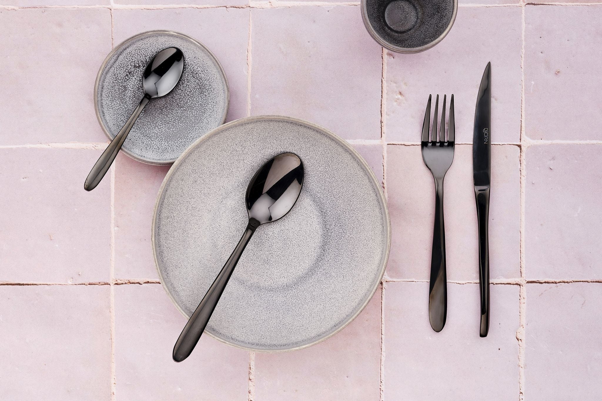 Coffret 6 petites cuillères KAJA - Black