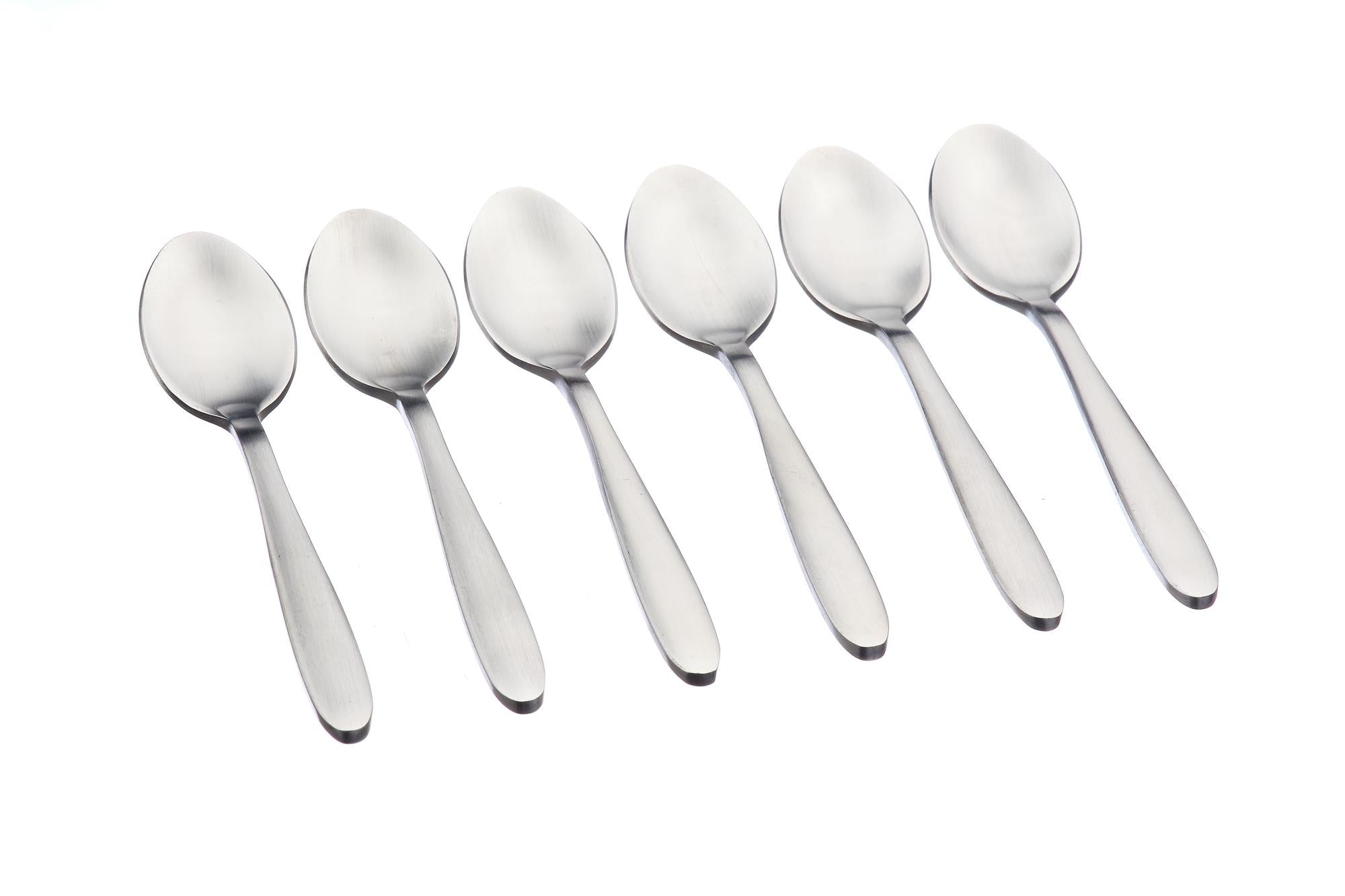 Set mit 6 kleinen Löffel KAJA - 6 tlg. - Silber