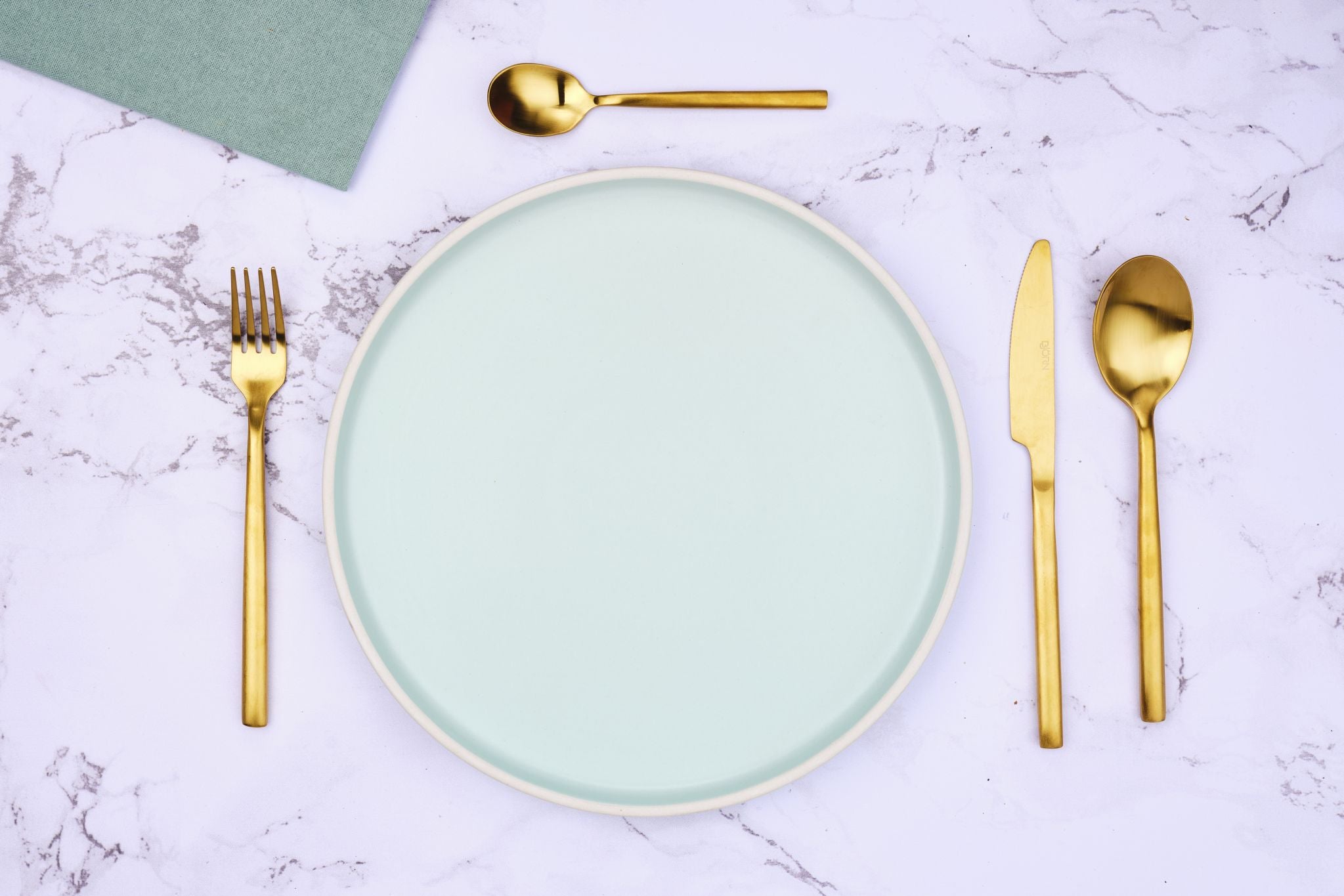 Tea spoon set 6 pieces NILS - Gold