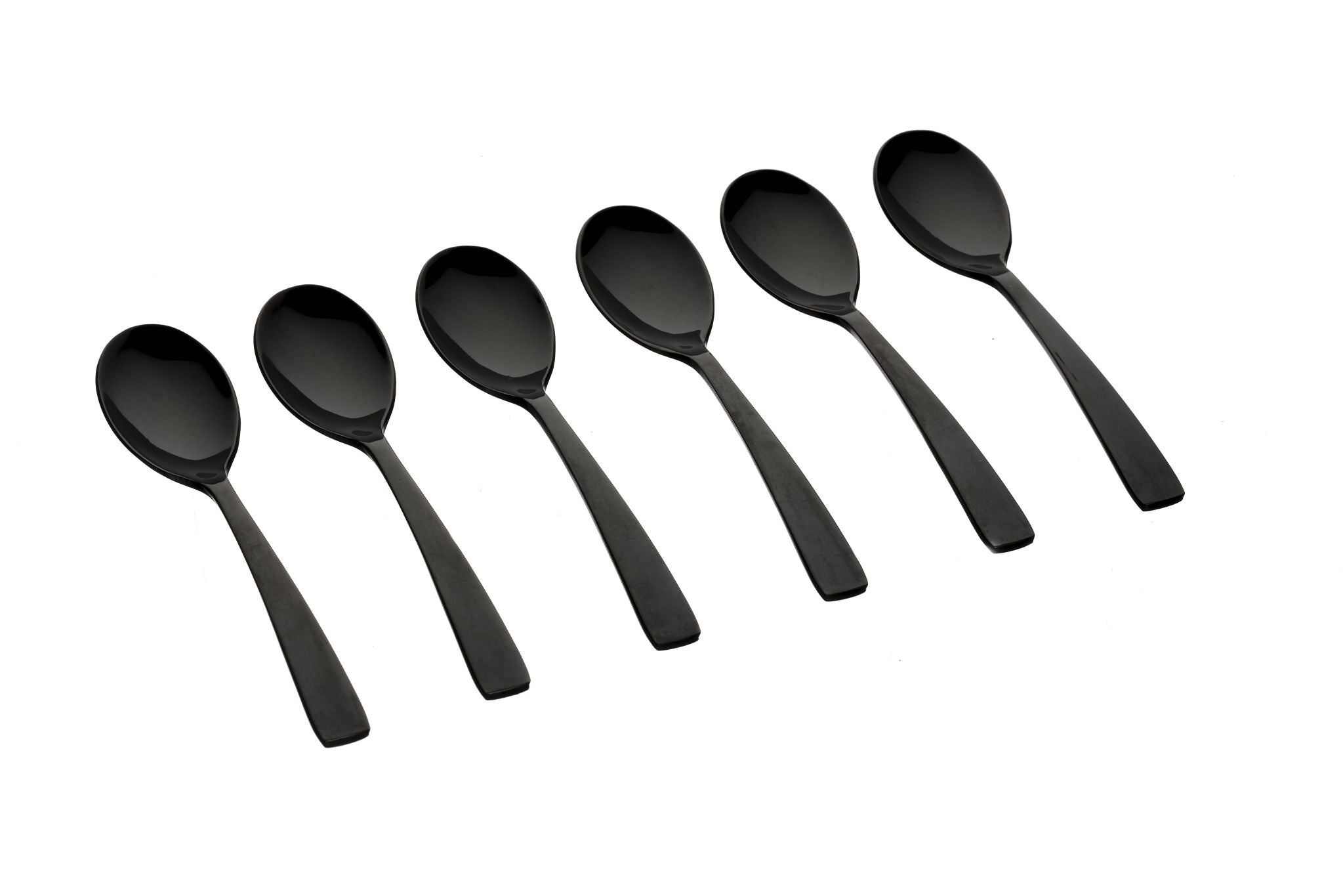 Set mit 6 kleinen Löffel OGLU - 6 tlg. - Schwarz