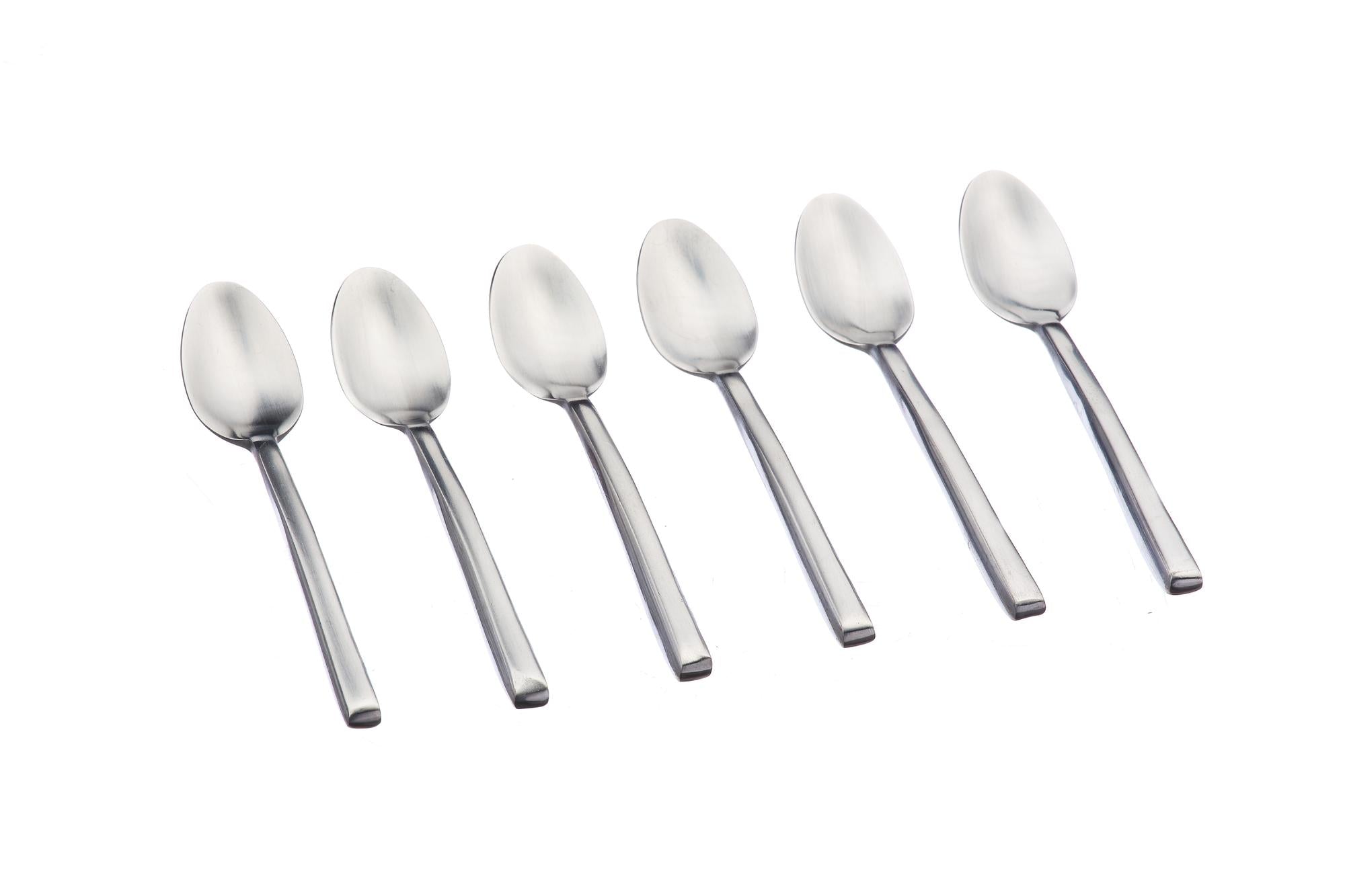 Set mit 6 kleinen Löffel OLAF - 6 tlg. - Silber
