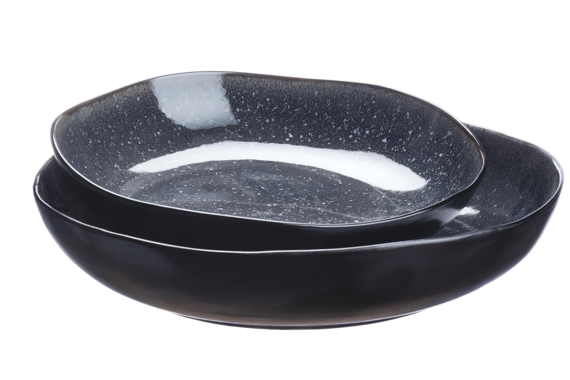 Obstkorb IRIS Ø27,5cm und Ø32,5cm - 2 tlg. - Nachtblau