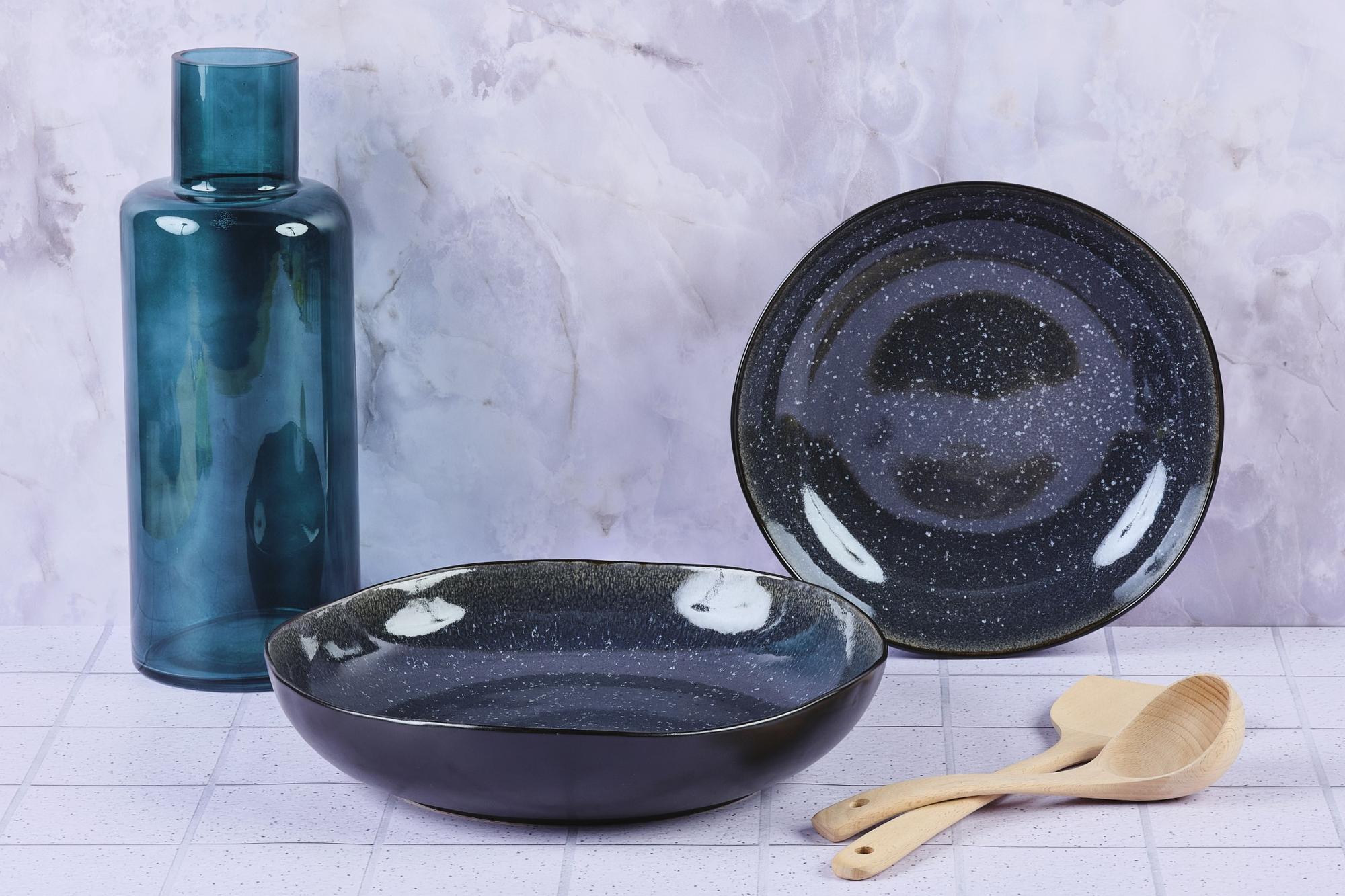 Obstkorb IRIS Ø27,5cm und Ø32,5cm - 2 tlg. - Nachtblau