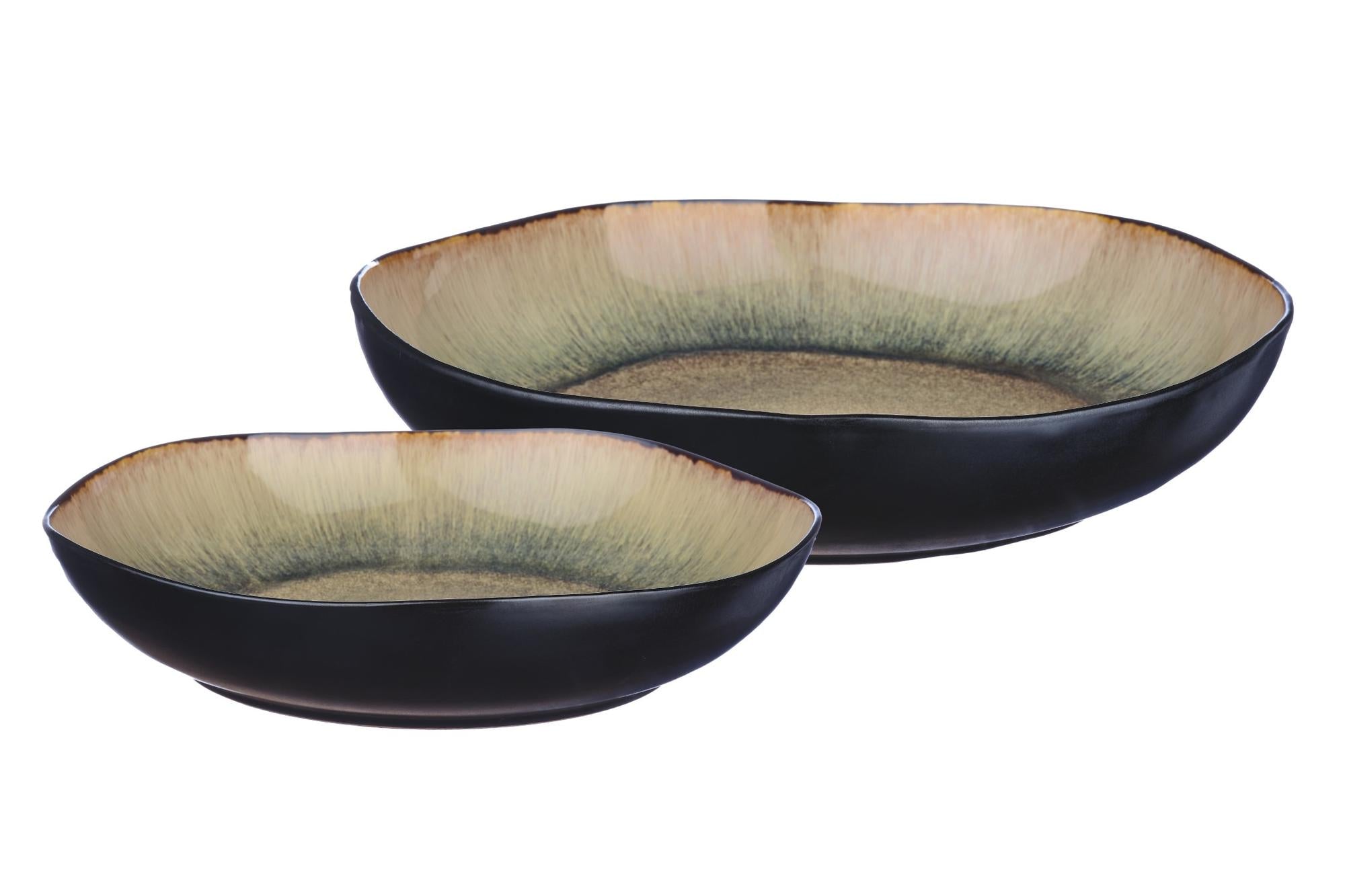 Obstkorb IRIS Ø27,5cm und Ø32,5cm - 2 tlg. - Wildbraun