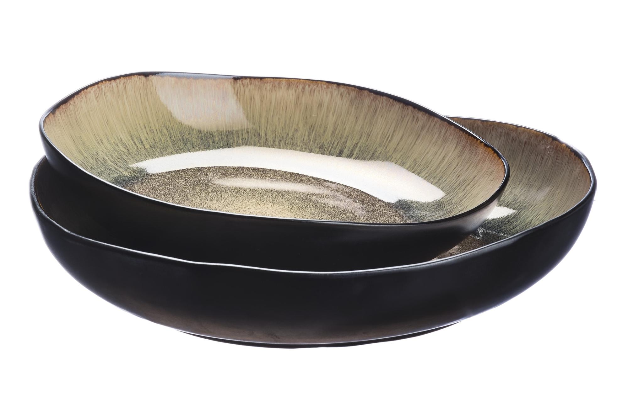 Obstkorb IRIS Ø27,5cm und Ø32,5cm - 2 tlg. - Wildbraun