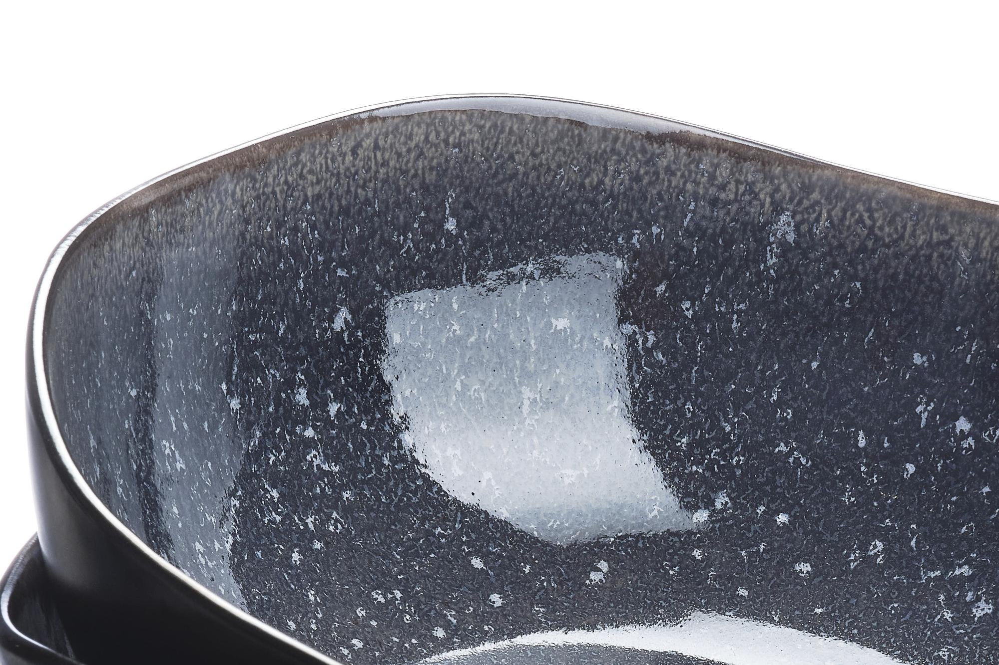 Salatschüssel IRIS Ø24cm und Ø28 - 2 tlg. - Dunkelblau