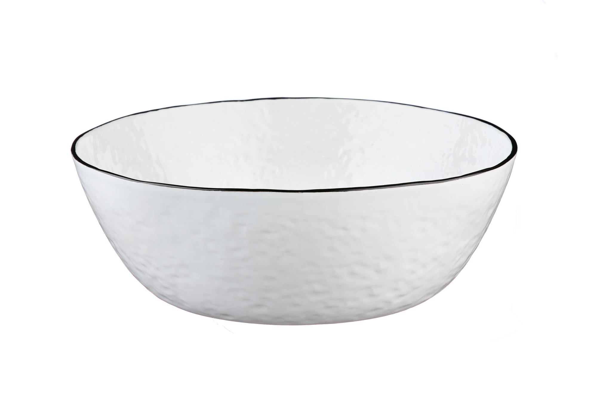 Salatschüssel Pure Ø24cm + Ø30cm - 2 tlg. - Weiss
