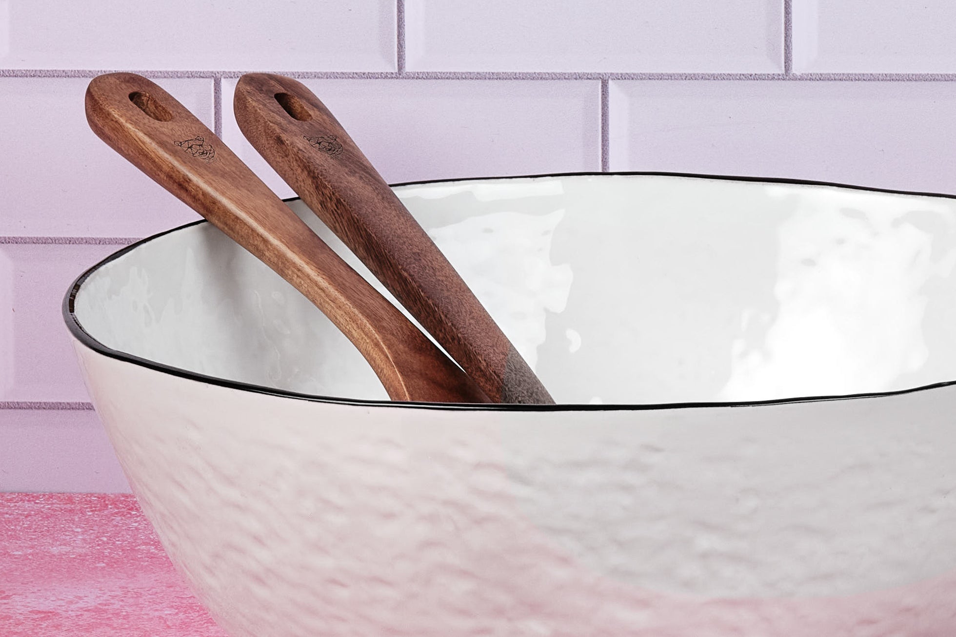 Salatschüssel Pure Ø24cm + Ø30cm - 2 tlg. - Weiss