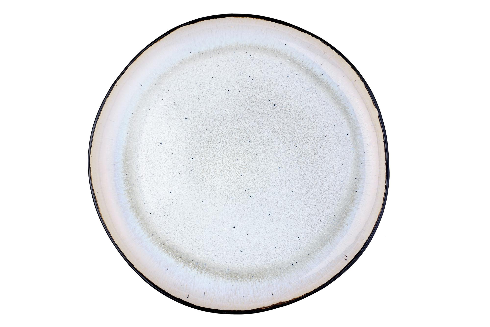 Servierplatten IRIS Ø32cm - 2 tlg. - Elfenbeinweiss