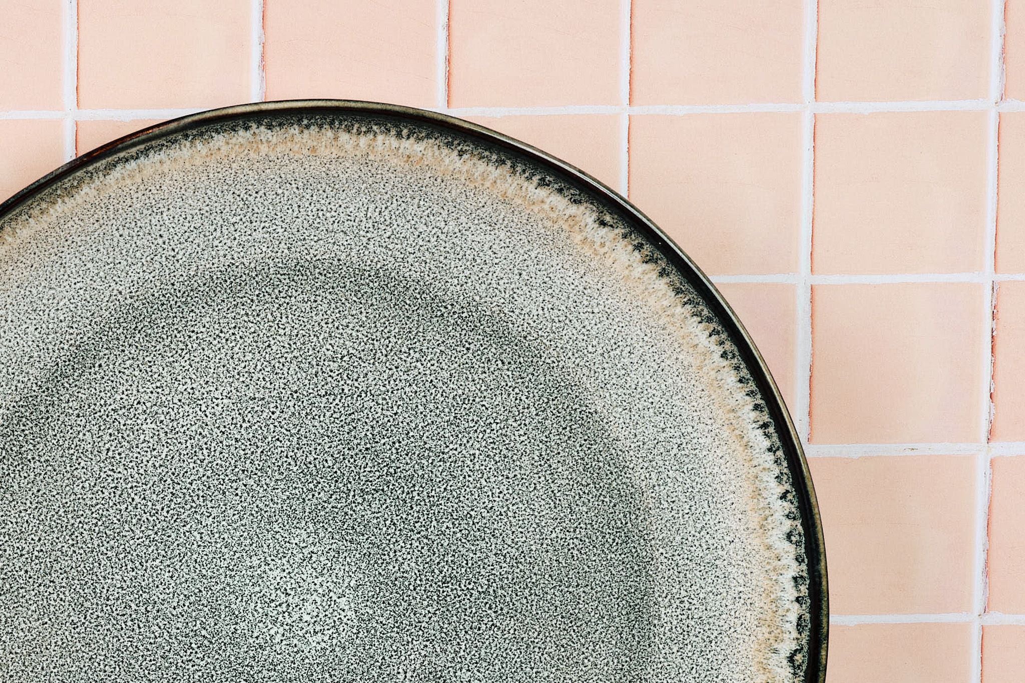 Plateau de service GENESIS Ø33cm - Terre