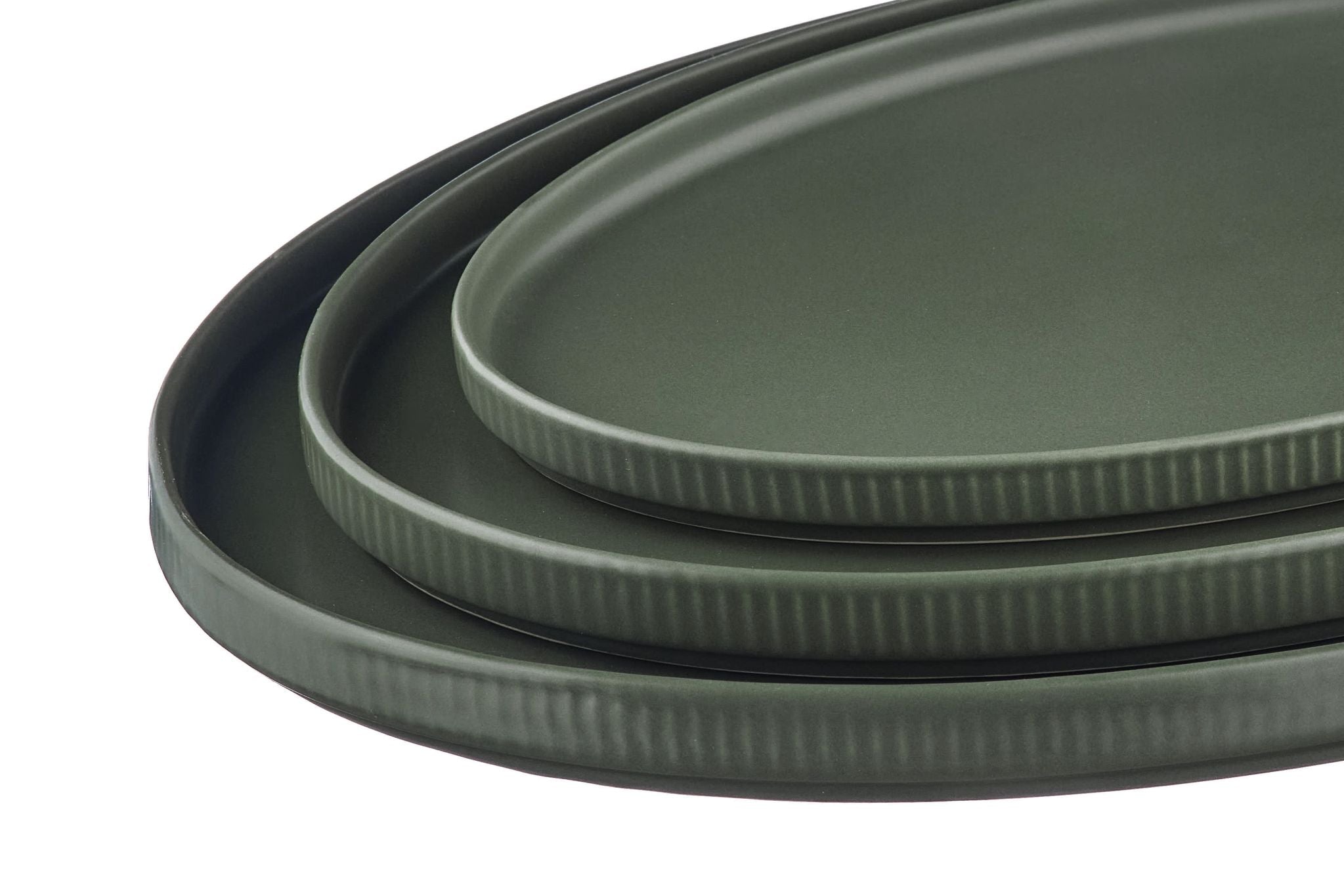 SCANDI serving tray - 3 pieces - Olive