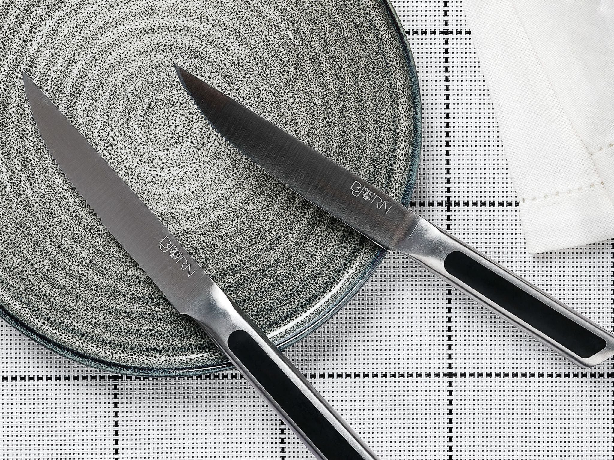 Bloc couteaux de cuisine et couteaux à steak LOKI LOVIISA - 14 pièces