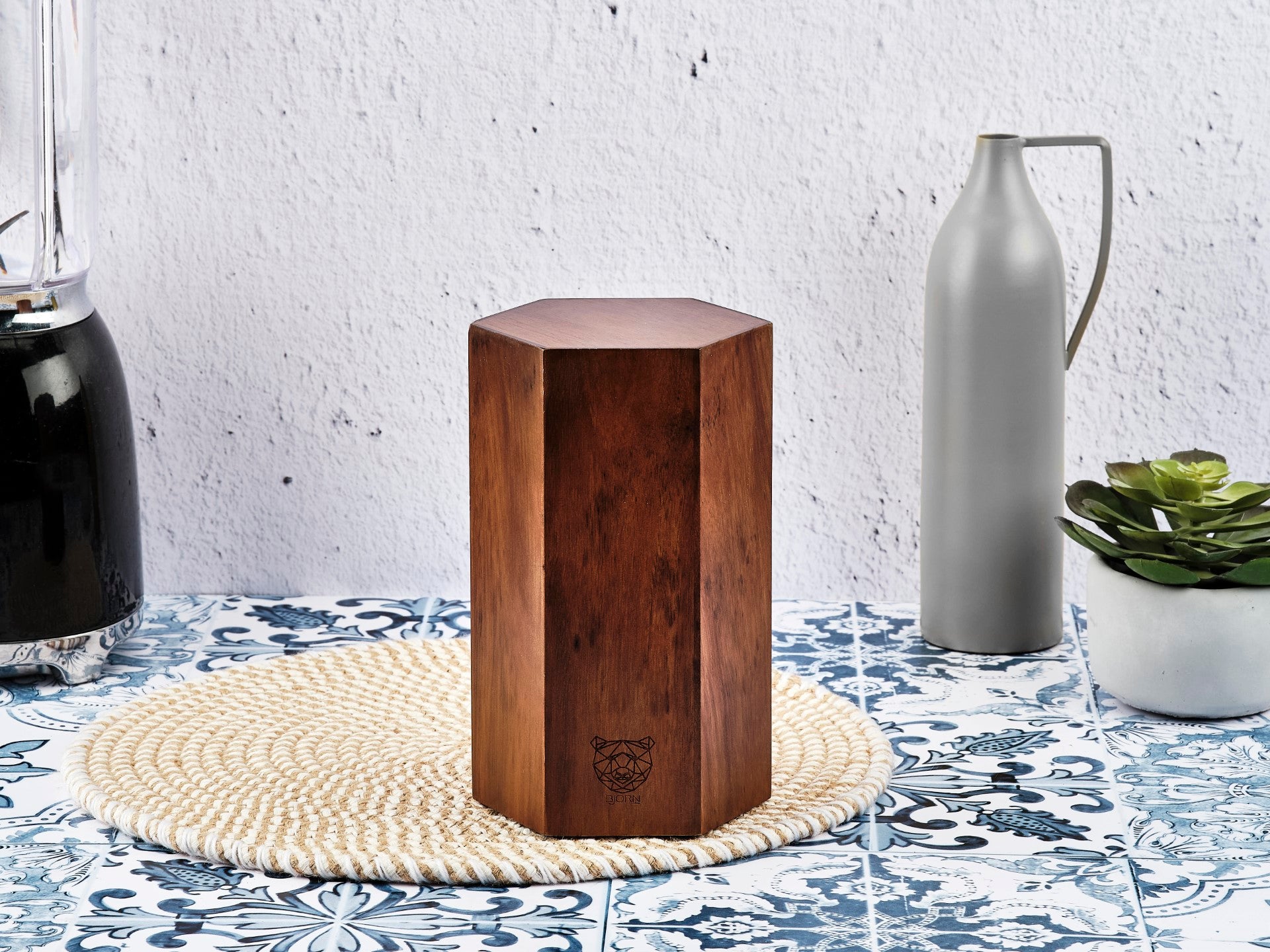 magnetischer Universal-Messerblock IMATRA - 1 tlg. - Braun