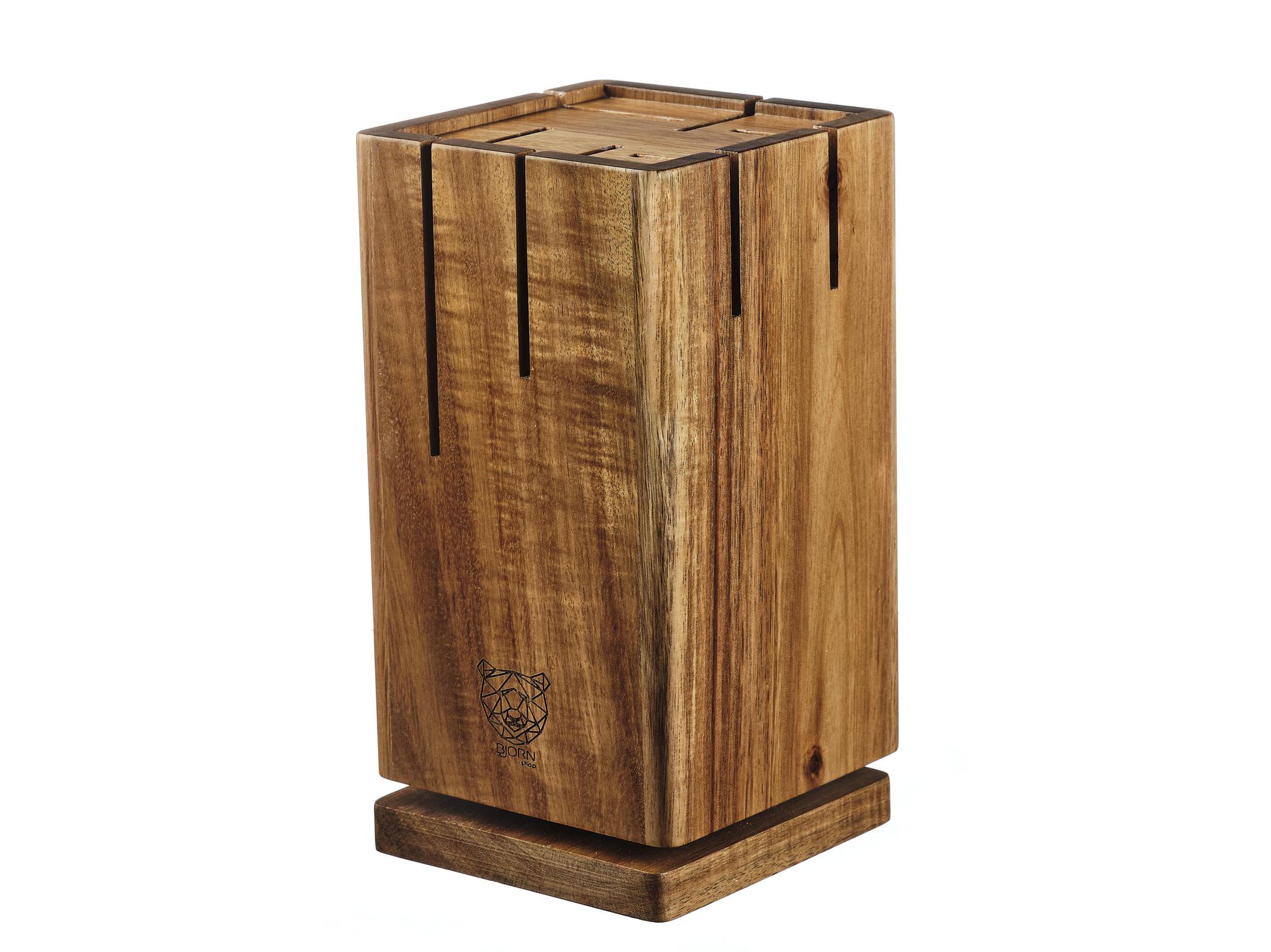 Drehbaren Messerblock SKAGEN - 1 tlg. - Braun