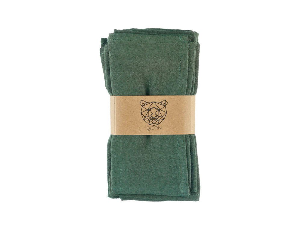 Tischserviette - Leinen & Baumwolle - 6 tlg. - Grün