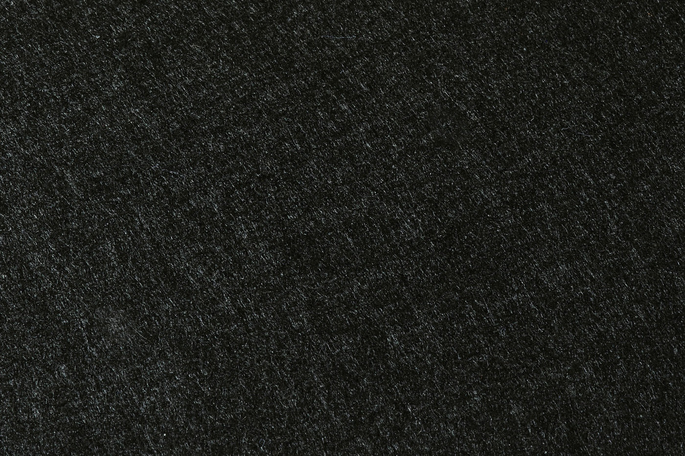 Tovaglietta ovale - 6 pezzi - Feltro riciclato nero