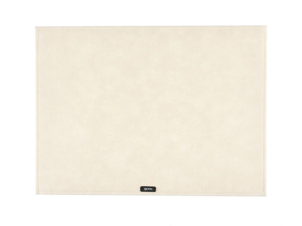 Set de table rectangulaire - 6 pièces - Feutre recyclé beige