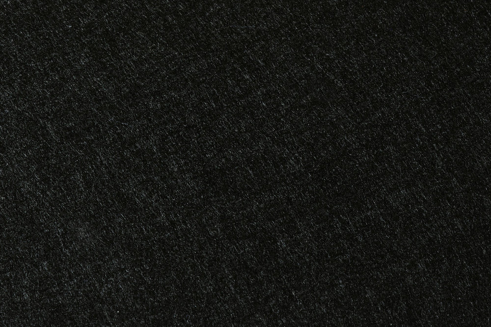 Tovaglietta rettangolare - 6 pezzi - Feltro riciclato nero