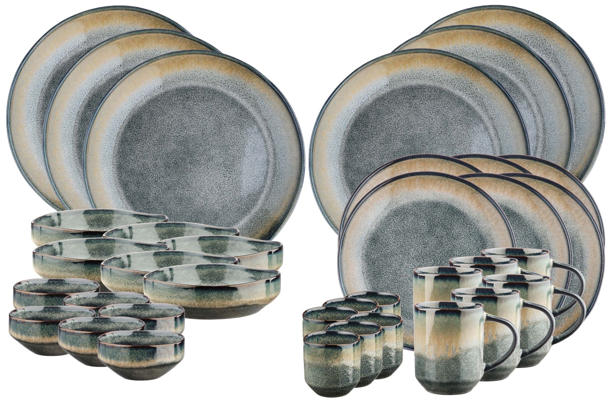 Geschirr-Set GENESIS - 36 tlg. - Land