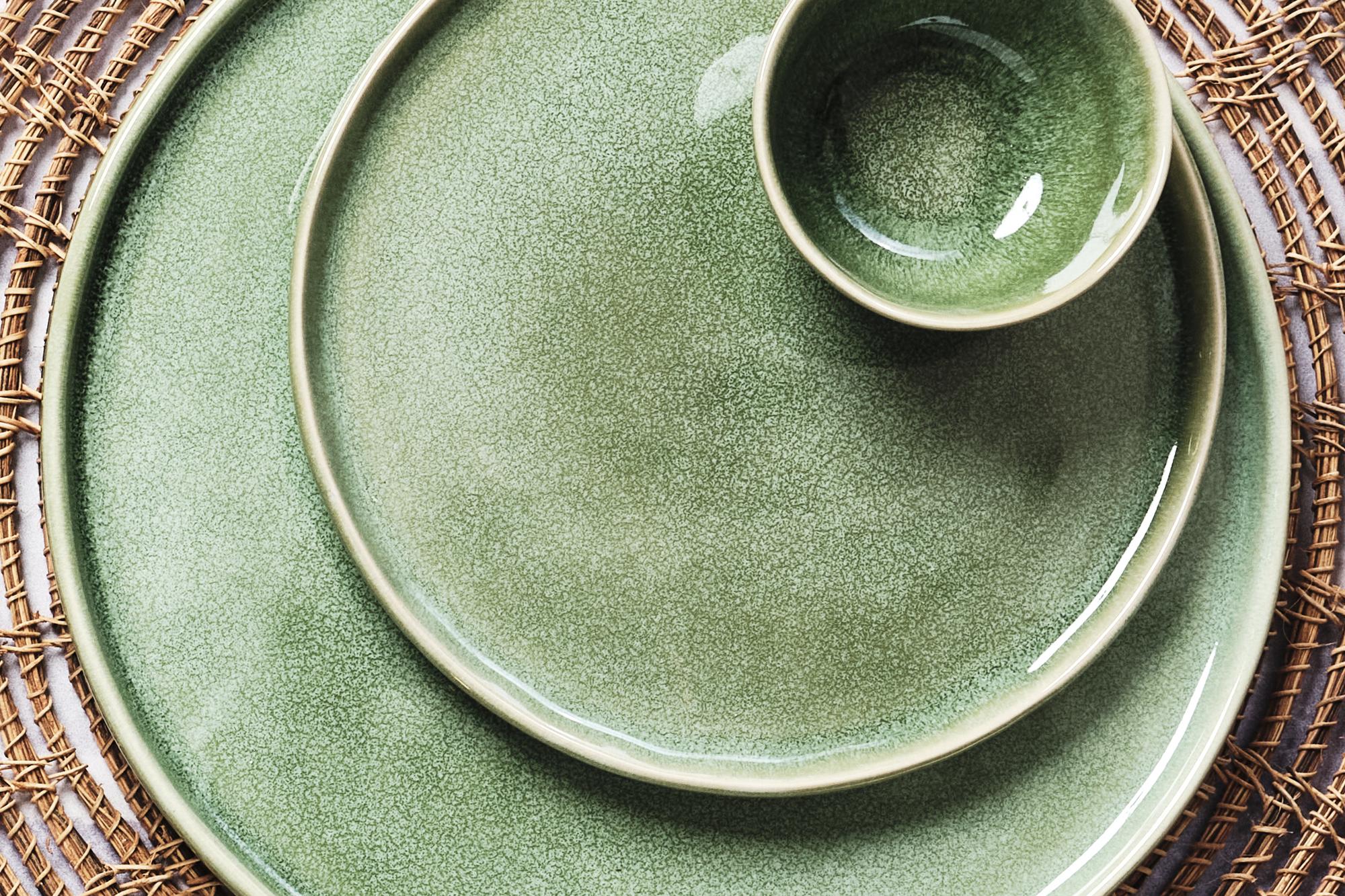 Geschirr-Set NATURE - 30 tlg. - Minze