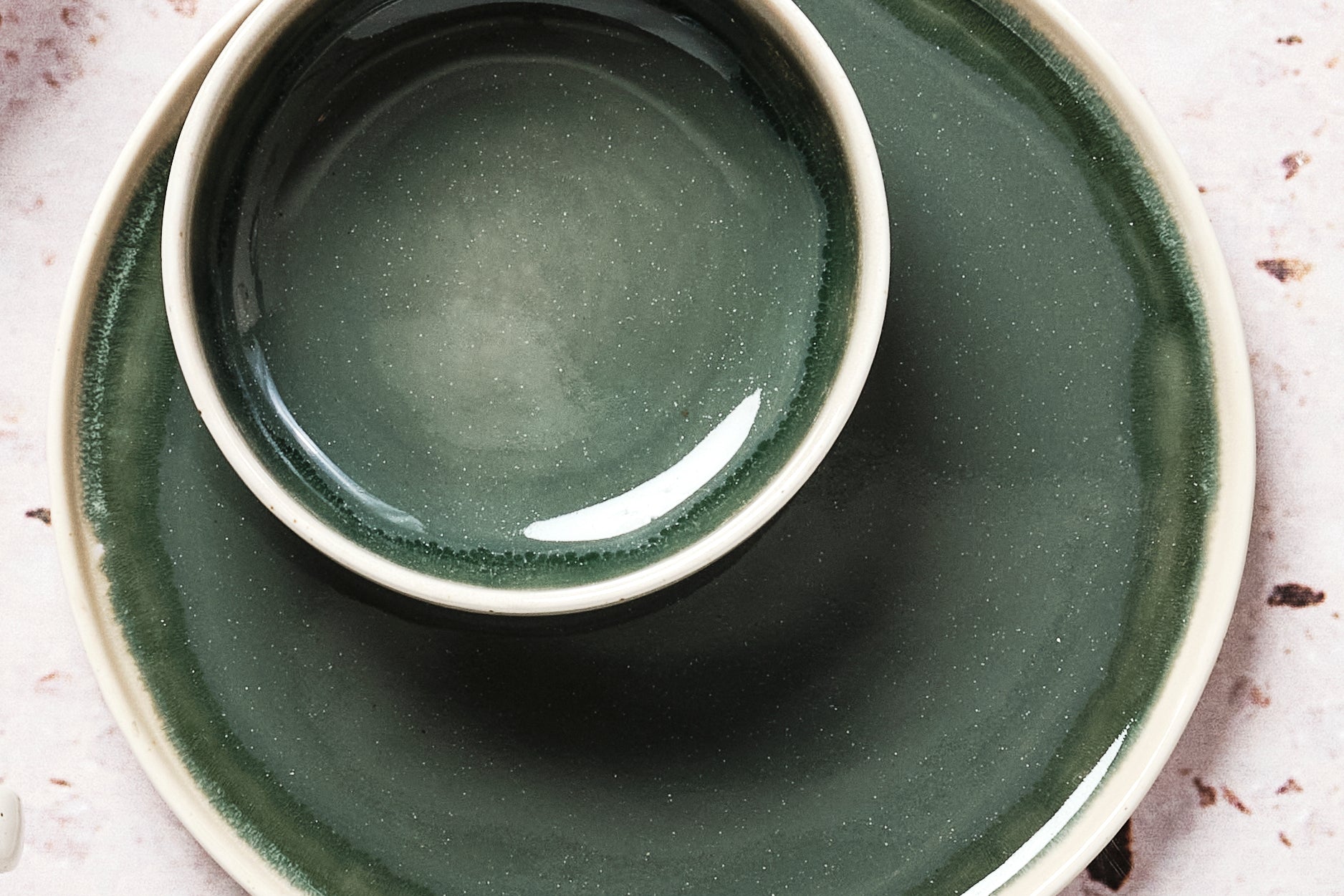 Geschirr-Set OXYGEN - 42 tlg. - Grün