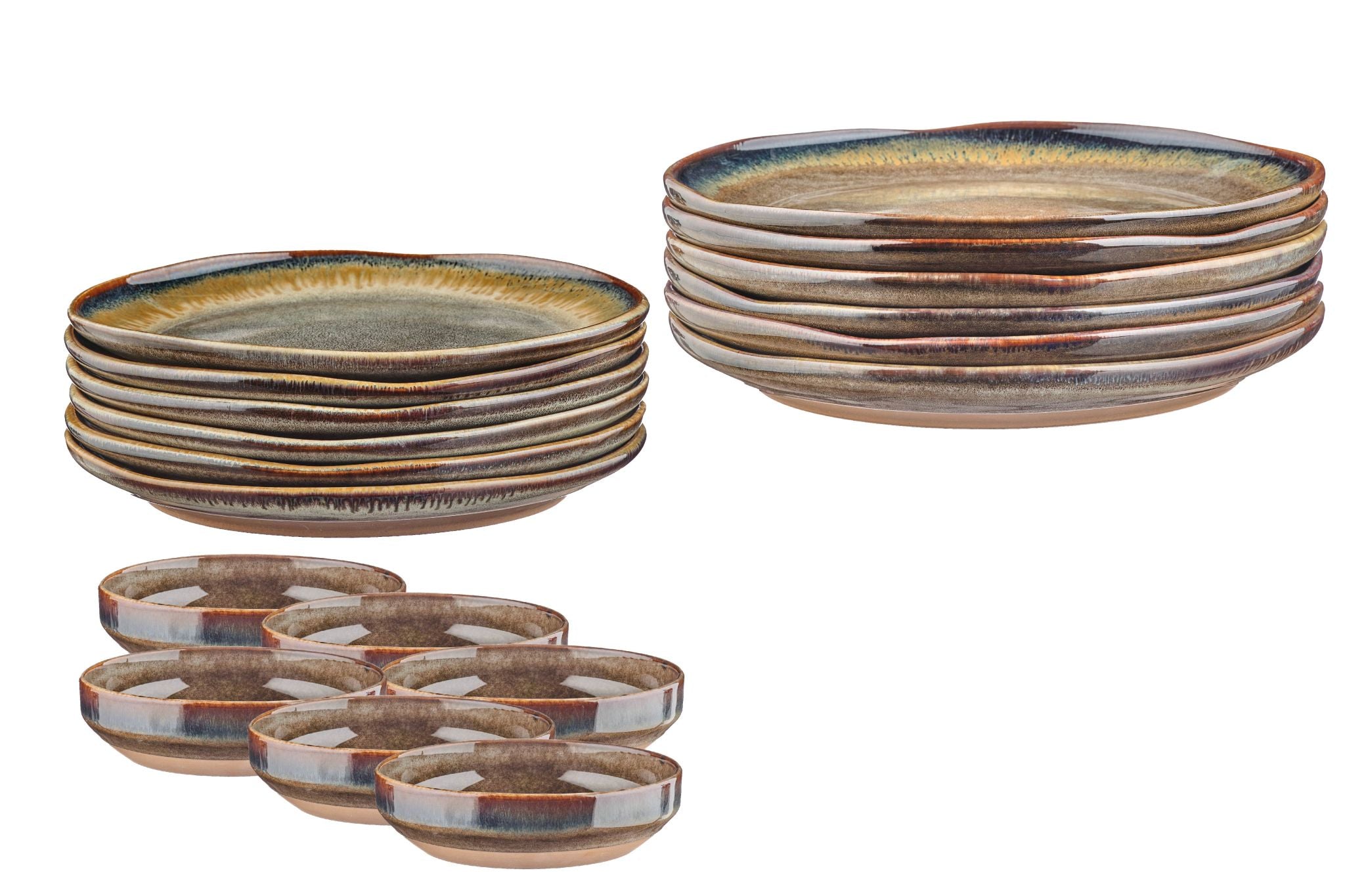 Geschirr-Set GENESIS - 18 tlg. - Basalt