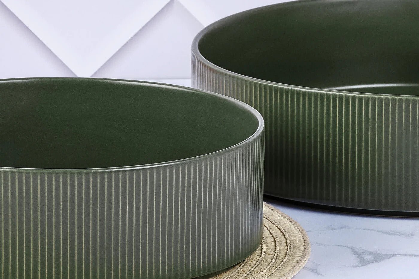 Geschirr-Set SCANDI - 12 tlg. - Oliv