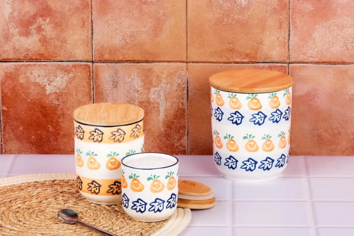 Björn Gefäss - Set NAPOLI - 3 tlg. - Citrus kaufen Bjorn Schweiz Webshop Onlineshop