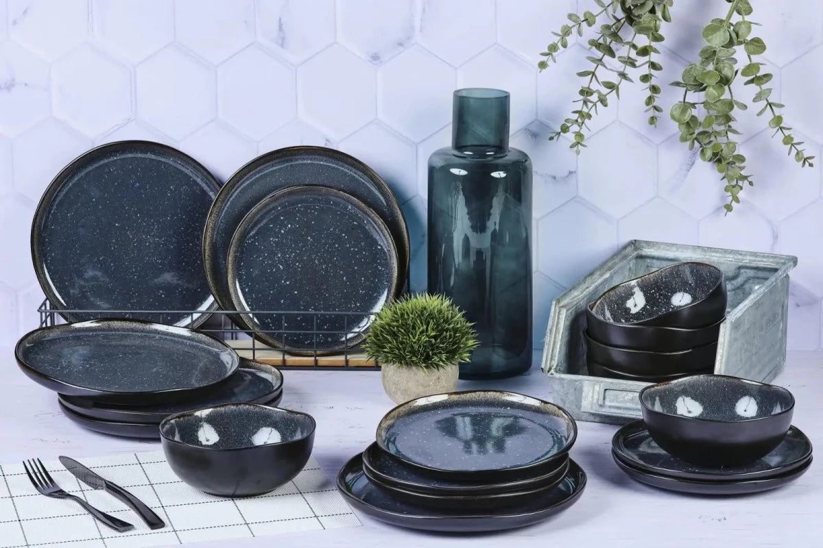 Björn Geschirr - Set IRIS - 18 tlg. - Nachtblau kaufen Bjorn Schweiz Webshop Onlineshop