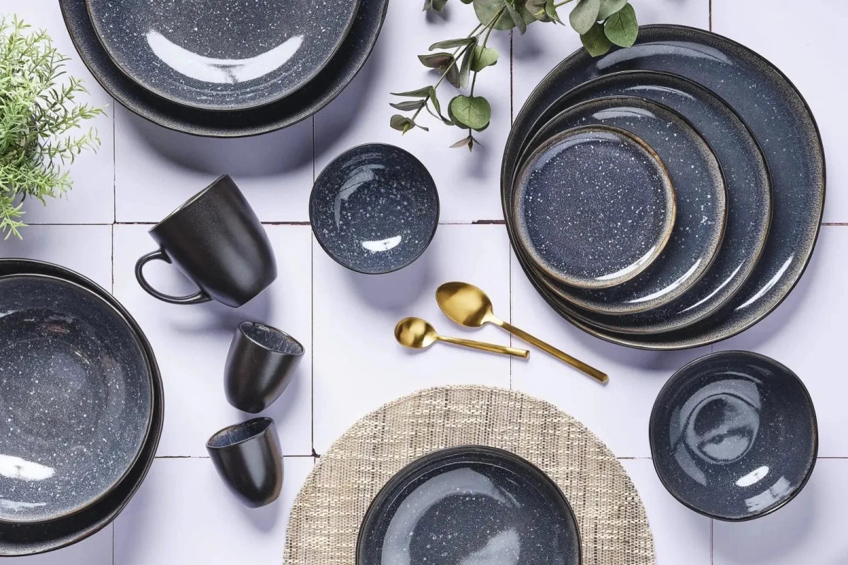 Björn Geschirr - Set IRIS - 18 tlg. - Nachtblau kaufen Bjorn Schweiz Webshop Onlineshop