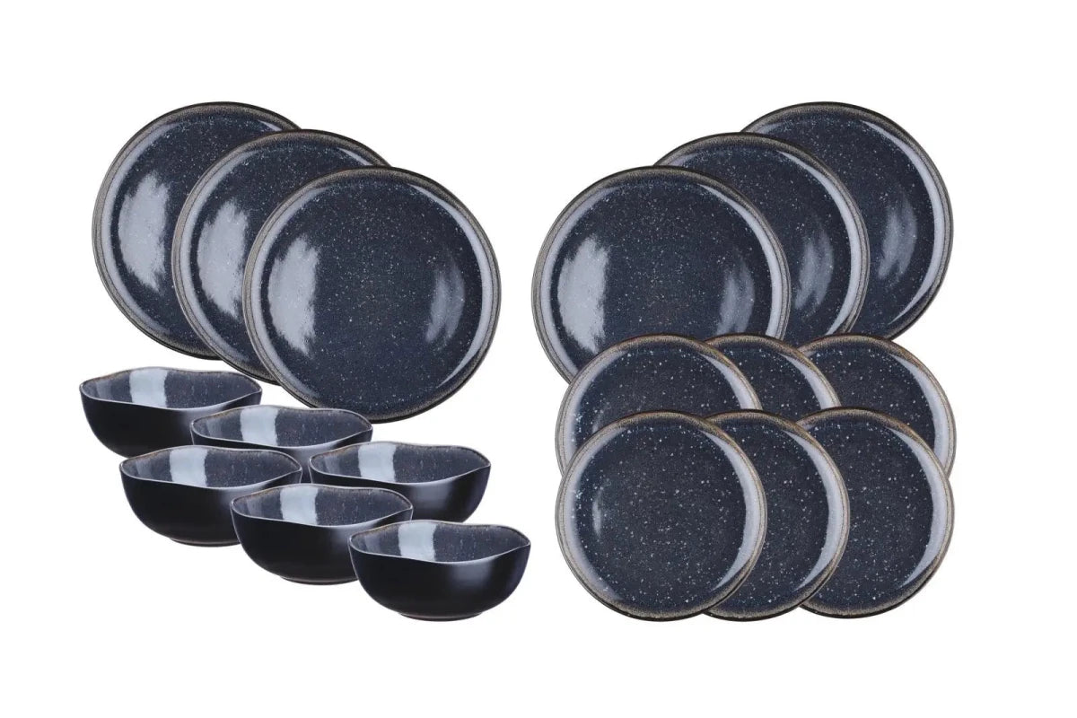 Björn Geschirr - Set IRIS - 18 tlg. - Nachtblau kaufen Bjorn Schweiz Webshop Onlineshop