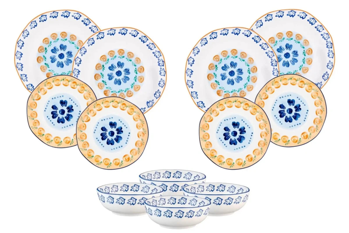 Björn Geschirr - Set Napoli - 12 tlg. - Citrus kaufen Bjorn Schweiz Webshop Onlineshop