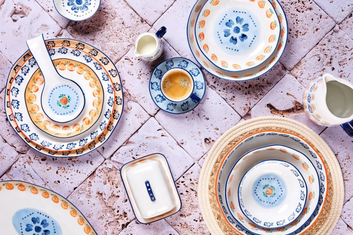 Björn Geschirr - Set Napoli - 28 tlg. - Citrus kaufen Bjorn Schweiz Webshop Onlineshop