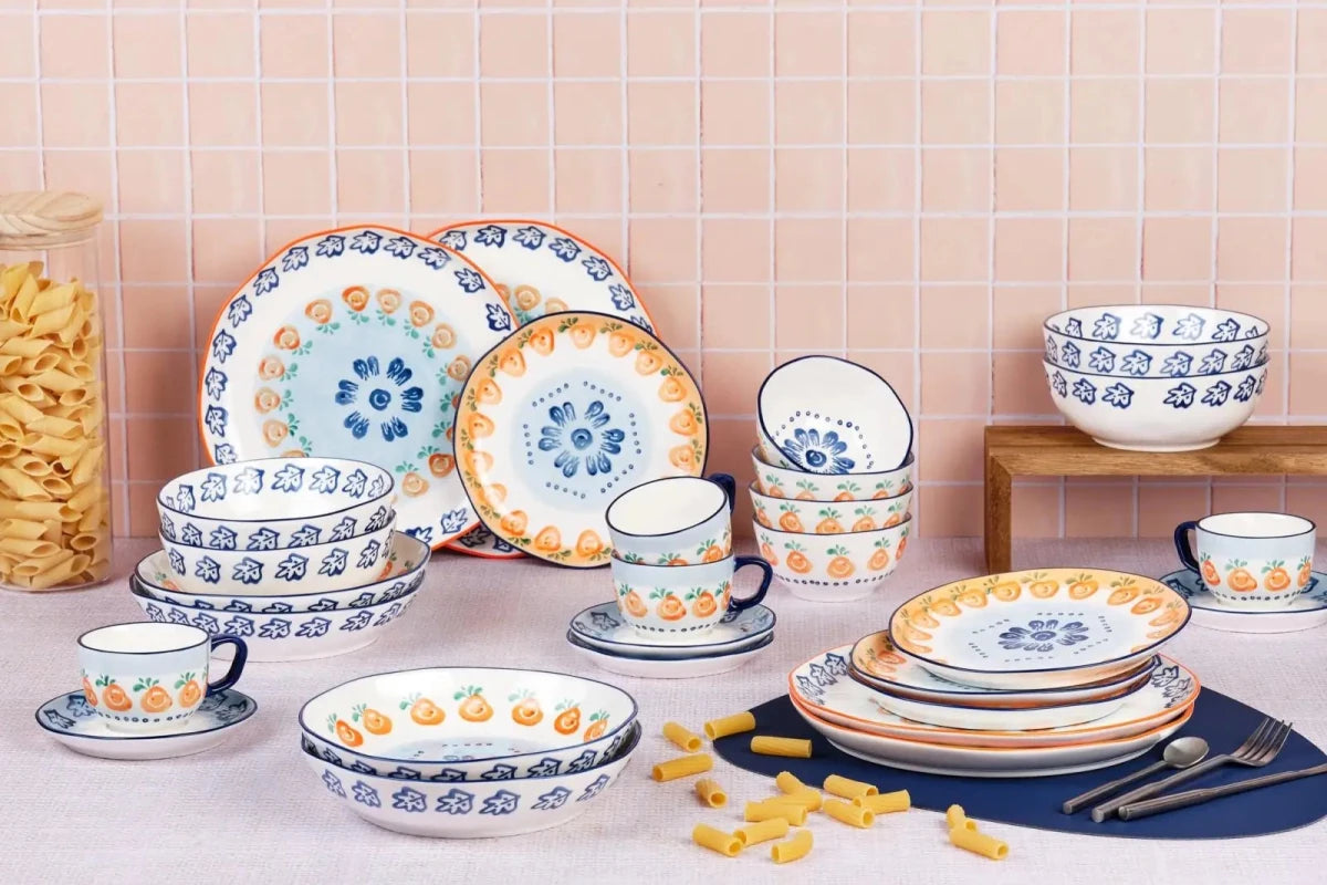 Björn Geschirr - Set Napoli - 28 tlg. - Citrus kaufen Bjorn Schweiz Webshop Onlineshop