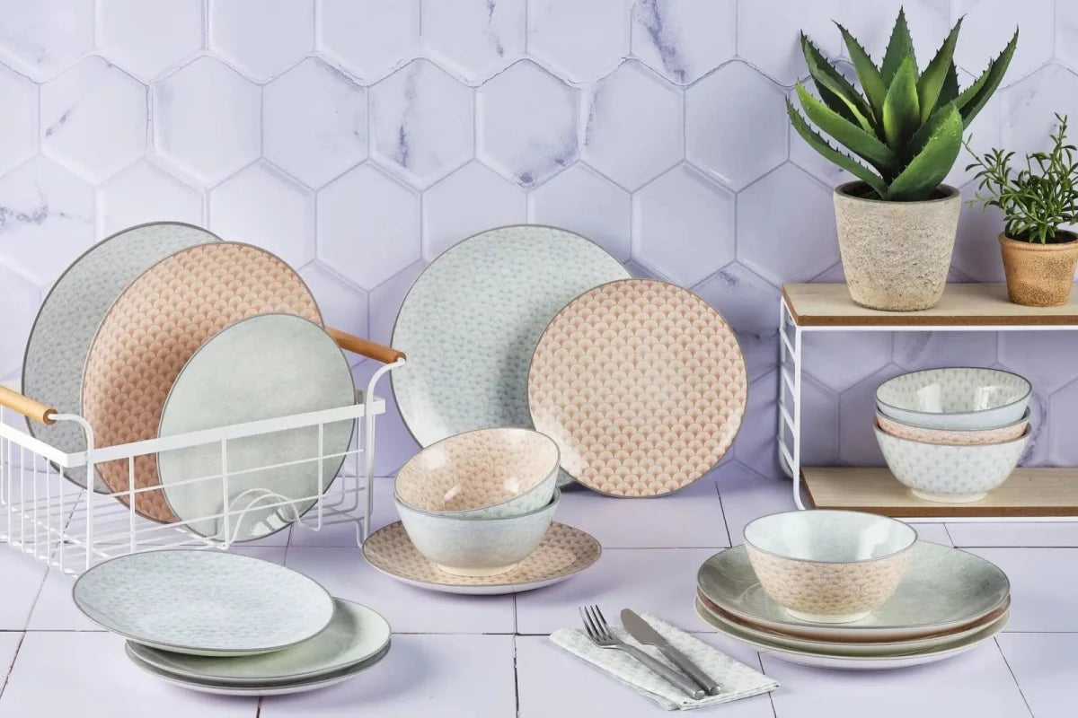 Björn Geschirr - Set PATTERN - 18 tlg. - Pastel kaufen Bjorn Schweiz Webshop Onlineshop