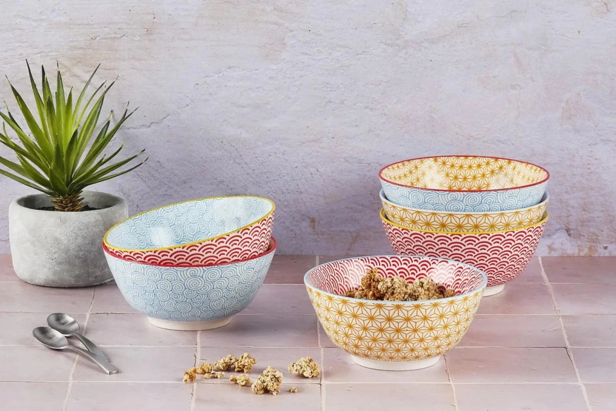 Björn Schalen PATTERN Ø15cm - 6 tlg. - Farbig kaufen Bjorn Schweiz Webshop Onlineshop