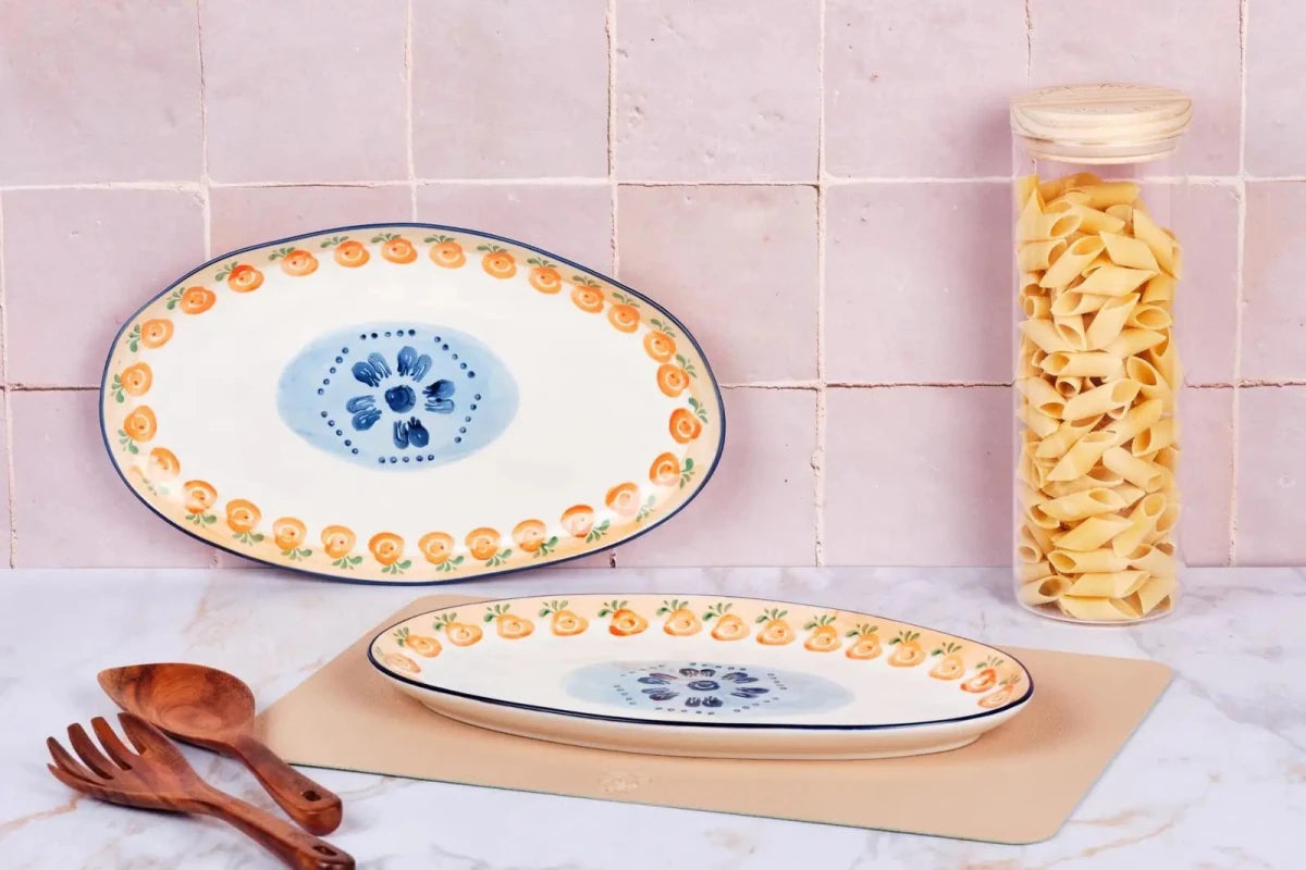 Björn Servierplatten NAPOLI 36,5 x 22cm - 2 tlg. - Citrus kaufen Bjorn Schweiz Webshop Onlineshop