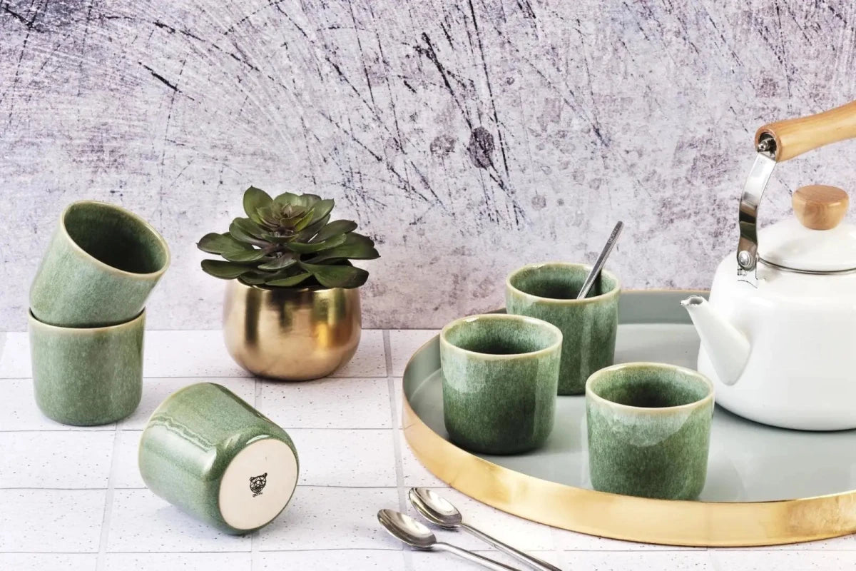 Björn Tassen - Set MAGMA 200ml - 6 tlg. - Mintgrün kaufen Bjorn Schweiz Webshop Onlineshop