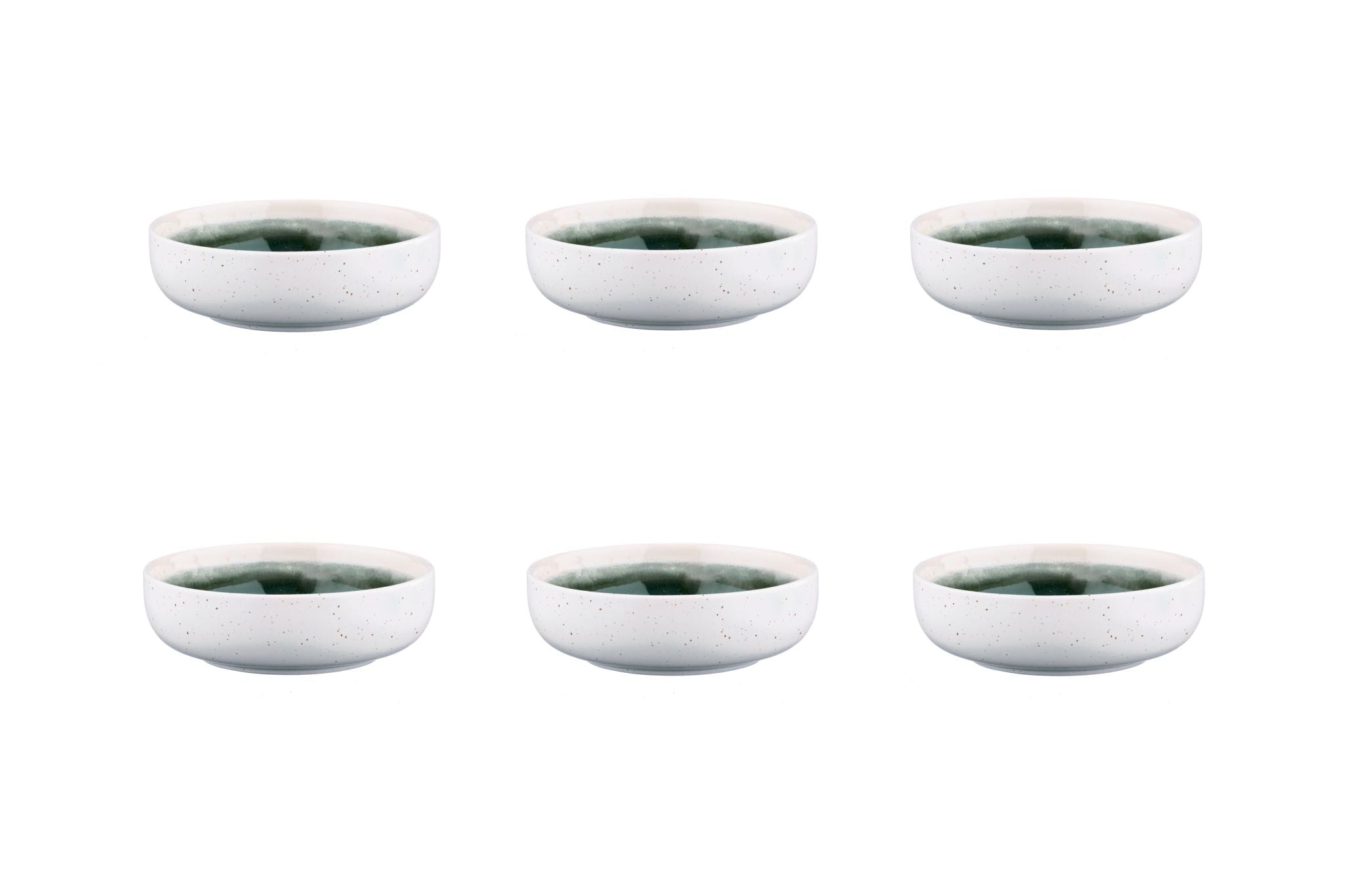 Schalen OXYGEN Ø13cm - 6 tlg. - Graugrün