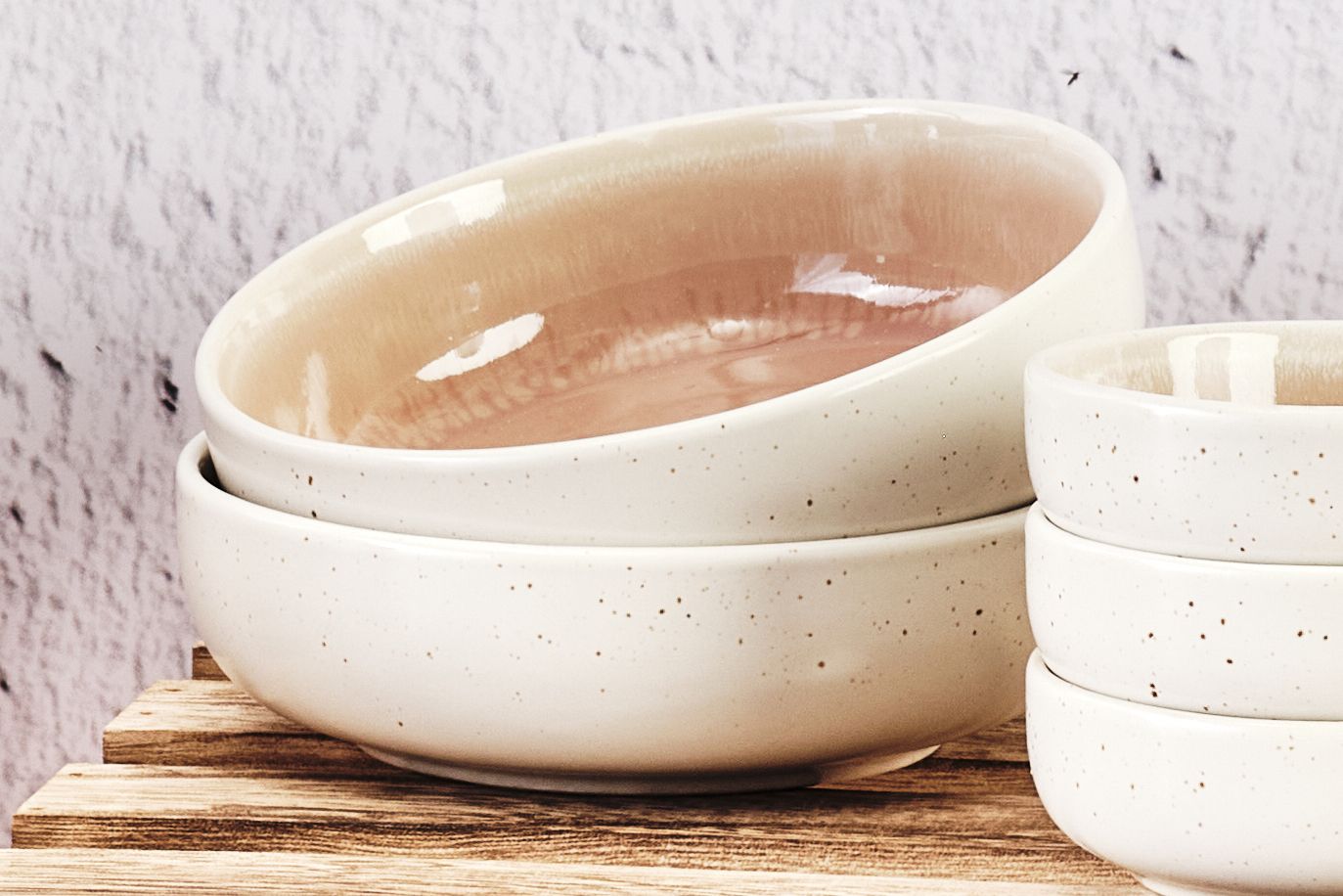 Ciotola OXYGEN Ø13cm - 6 pezzi - Rosa cipria