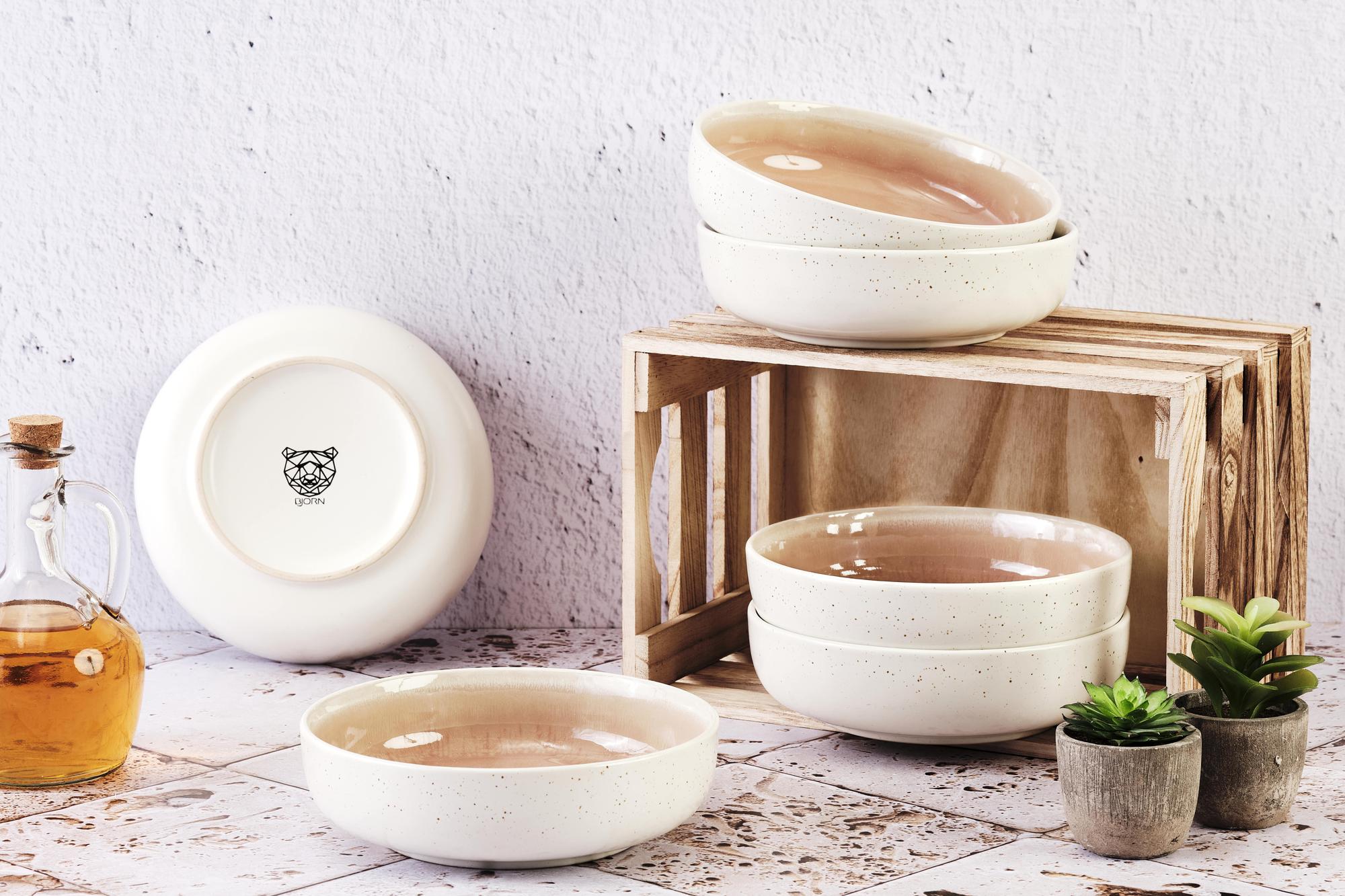 Ciotola OXYGEN Ø17,5 cm - 6 pezzi - Rosa cipria