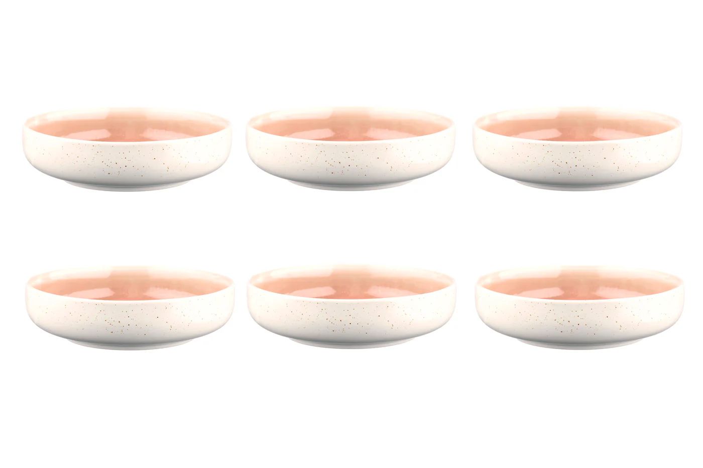 Suppenteller OXYGEN Ø22cm - 6tlg. - Puderrosa